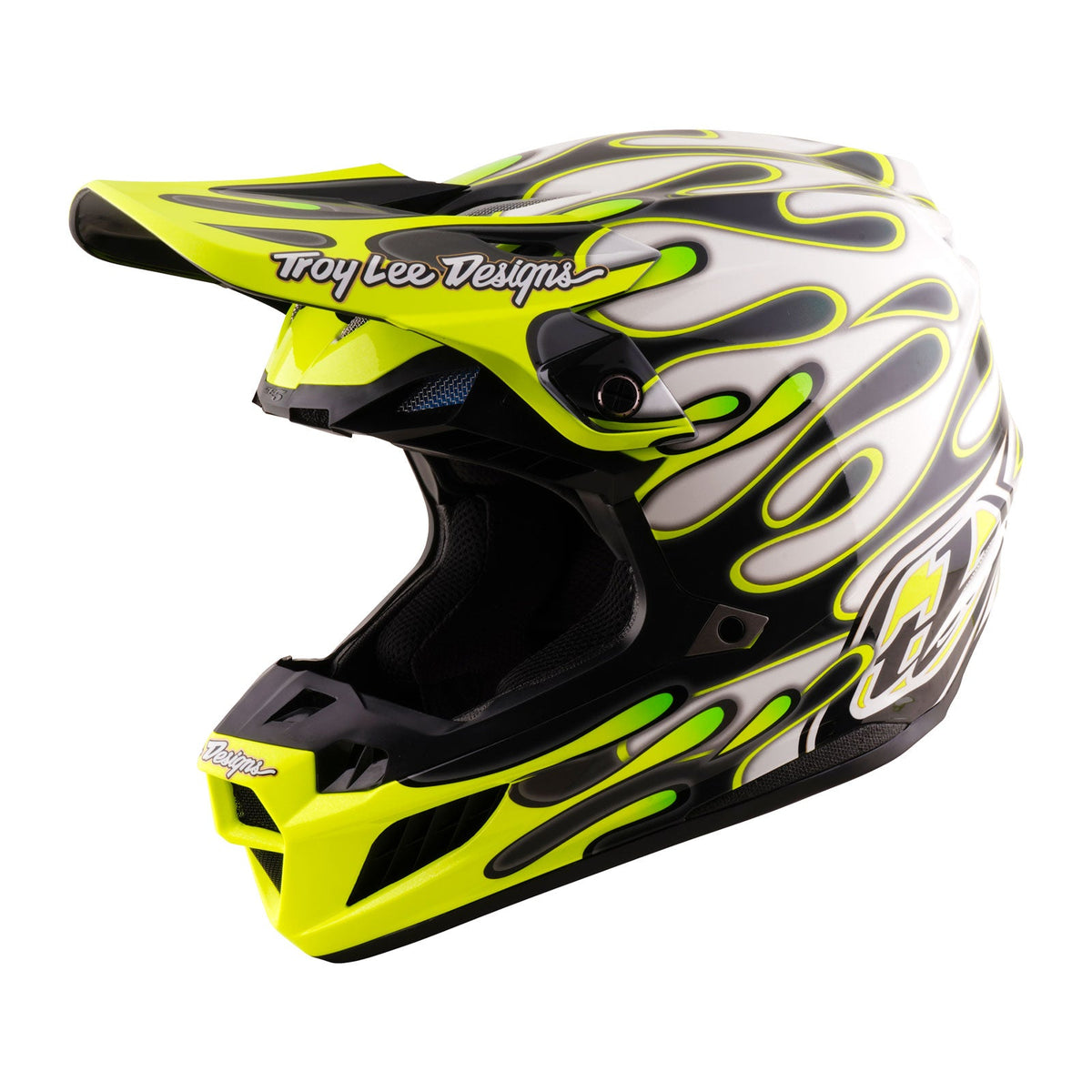 SE5 Composite Helmet Overspray Charcoal / Flo Yellow (ECE)