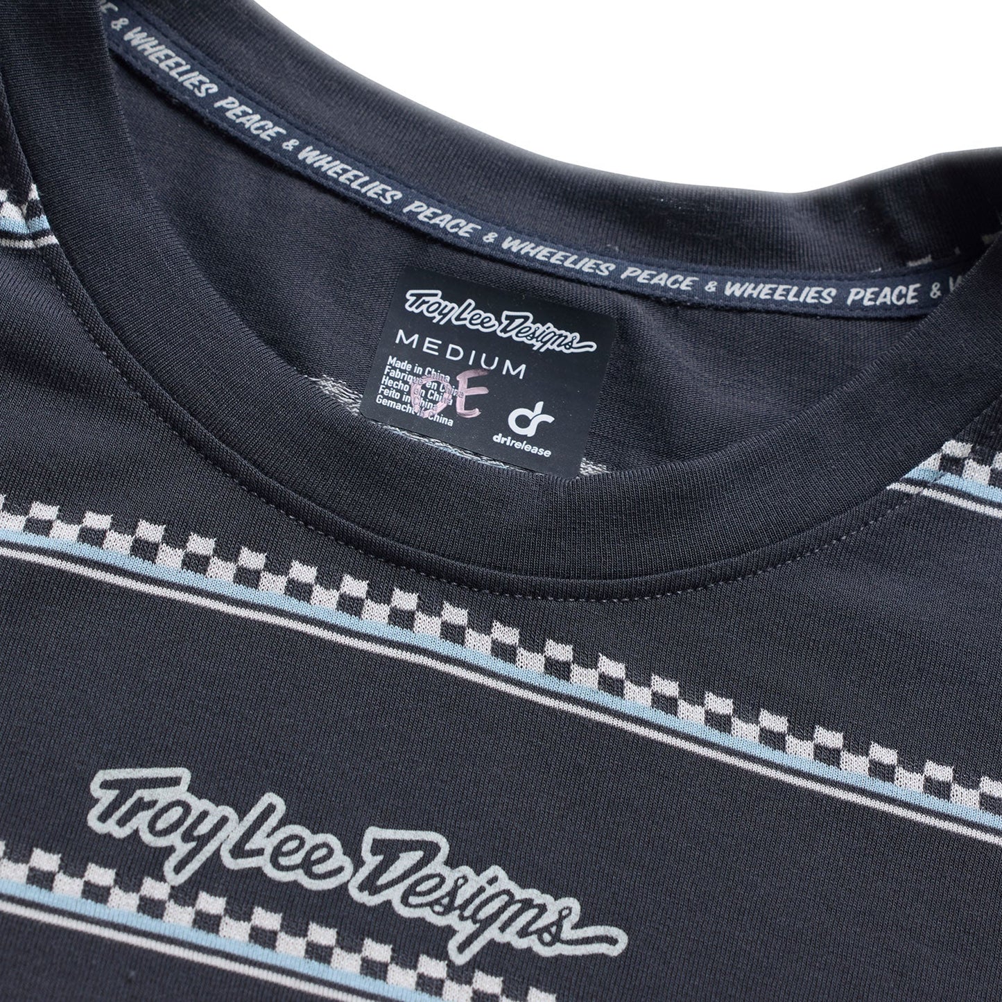 Womens Lilium Ride SS Tee Checked Out Carbon