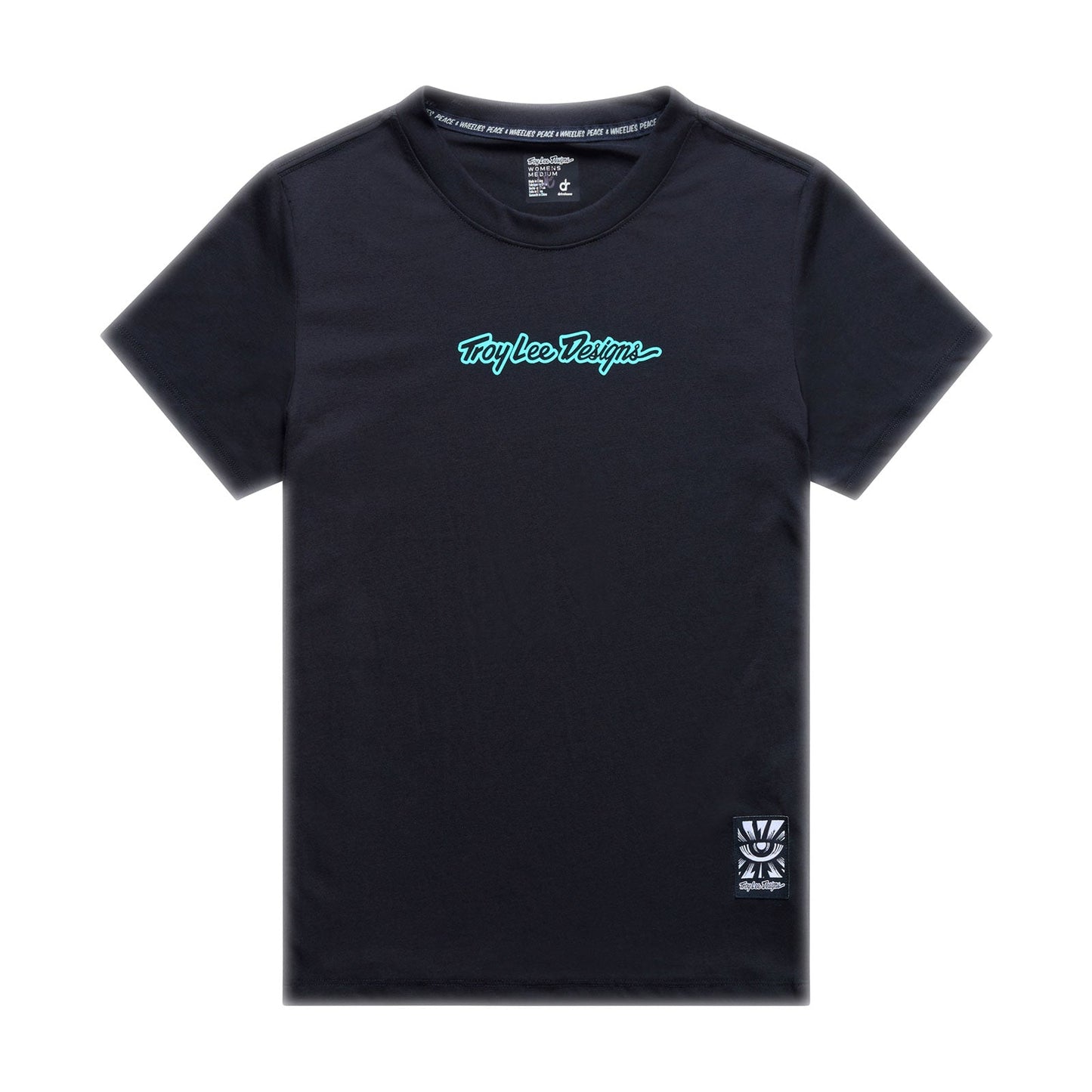 Womens Lilium Ride SS Tee Signature Black