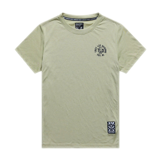 Womens Lilium Ride SS Tee Stamps Sage