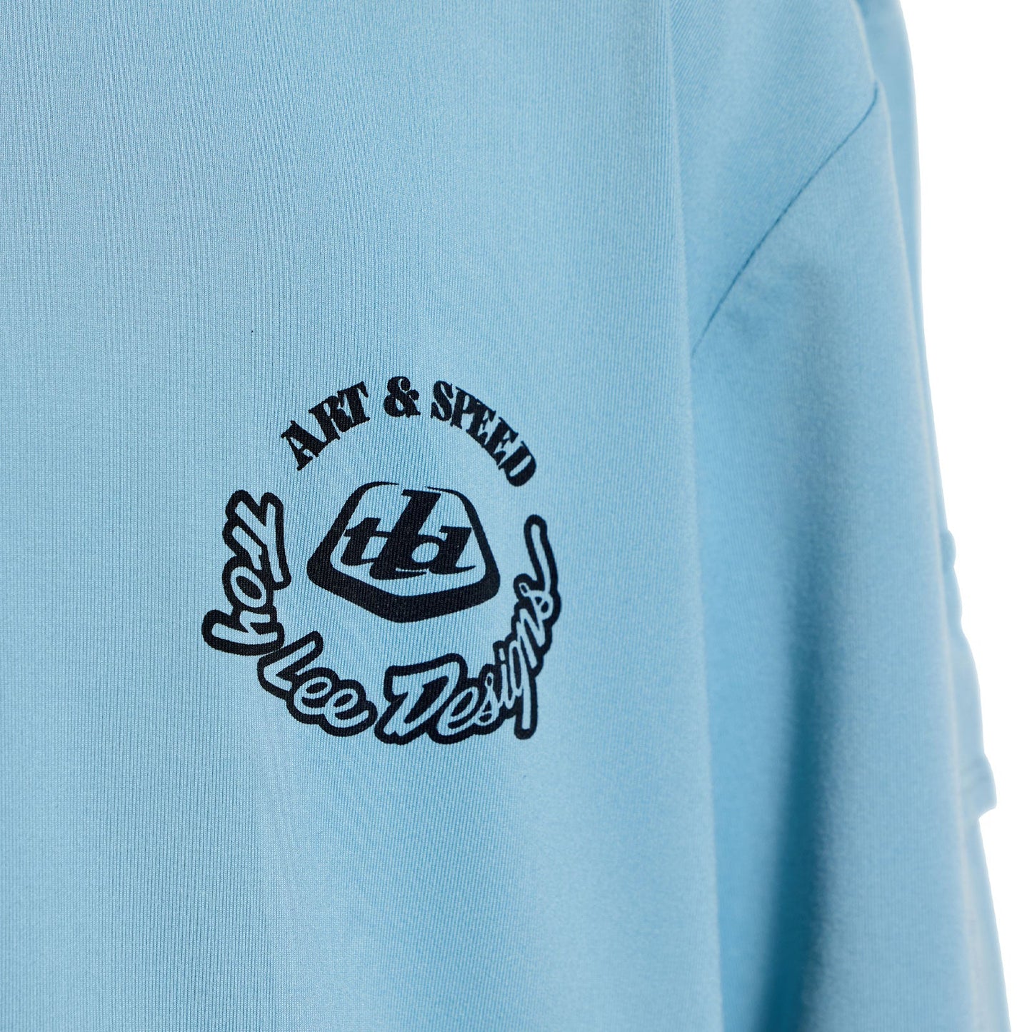 Youth Ruckus Ride LS Tee Carbs Dawn Blue