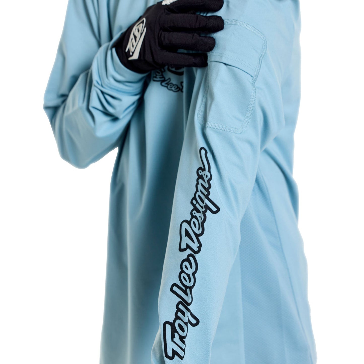 Youth Ruckus Ride LS Tee Carbs Dawn Blue