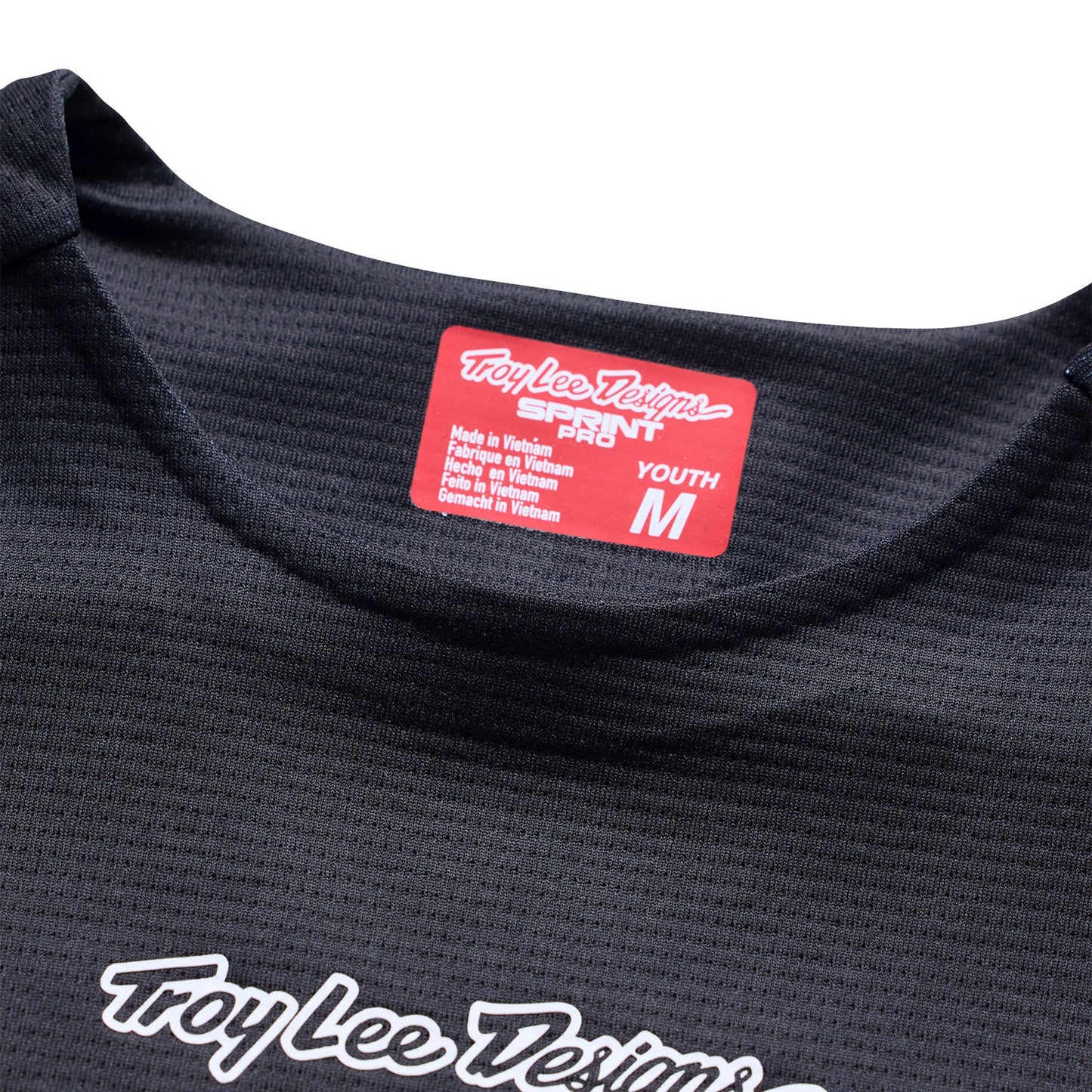 Youth Sprint Pro LS Jersey Mono Black