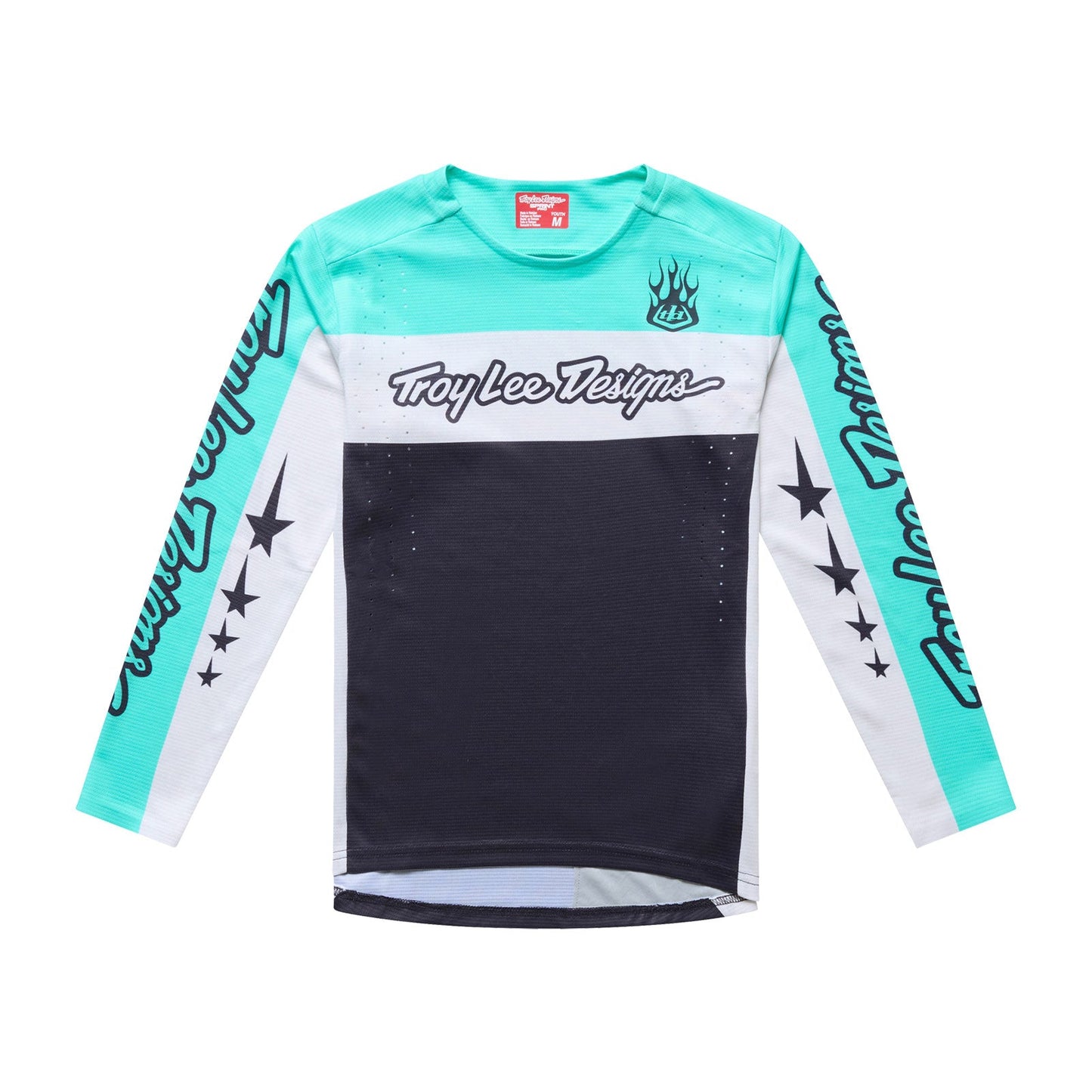 Youth Sprint Pro LS Jersey Yo Moto Carbon