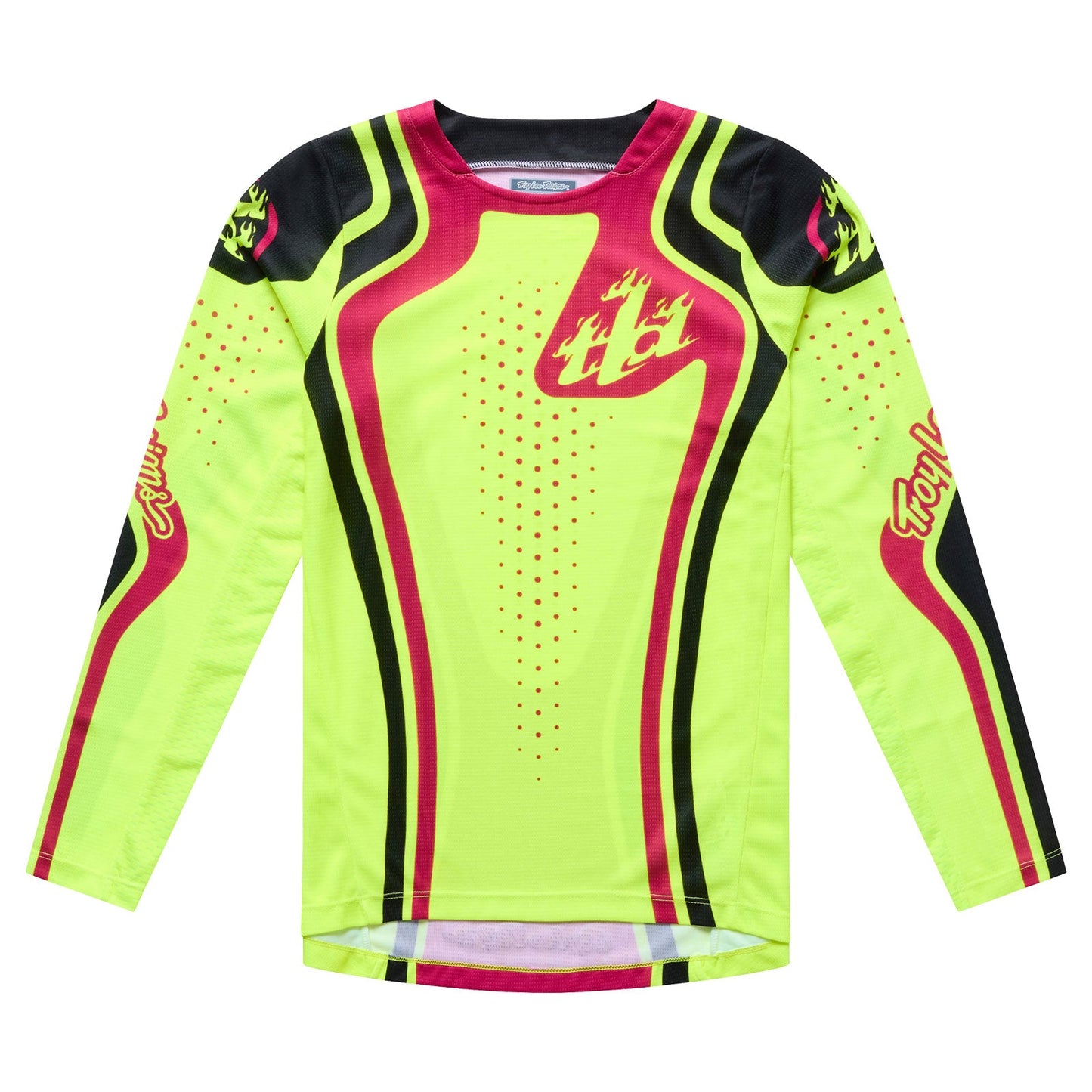 Youth GP Pro LS Jersey Roller Flo Yellow / Fuchsia