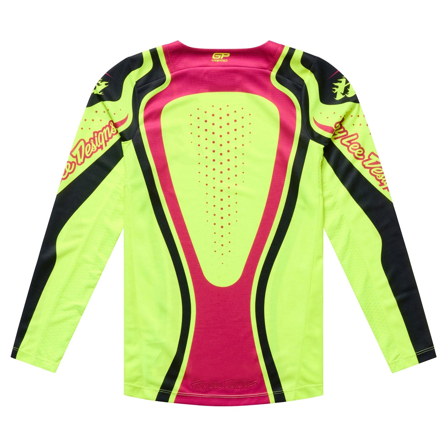 Youth GP Pro LS Jersey Roller Flo Yellow / Fuchsia