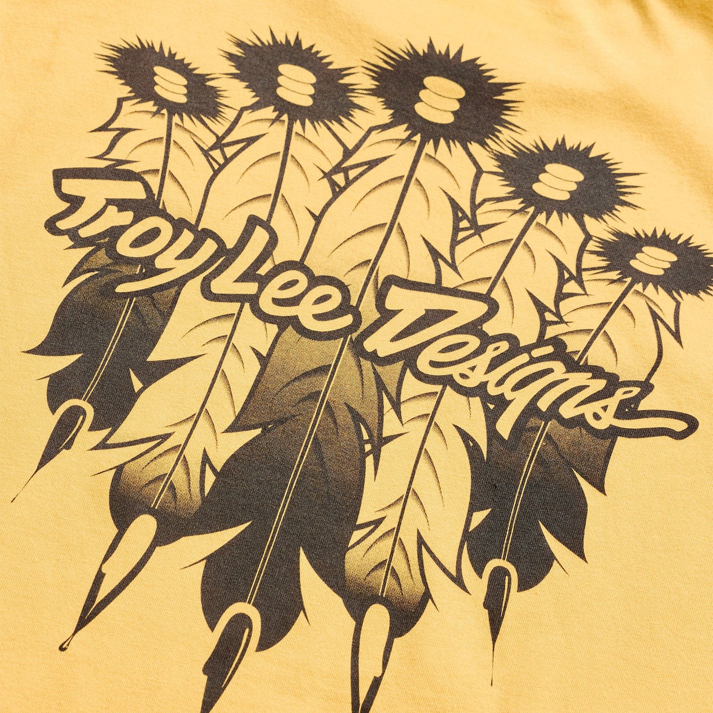 Short Sleeve Tee Feathers Bleached Melon