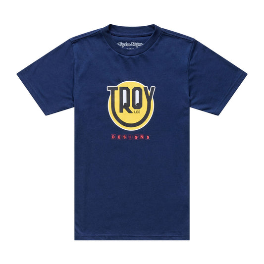 Youth Short Sleeve Tee Happy Dayz Navy