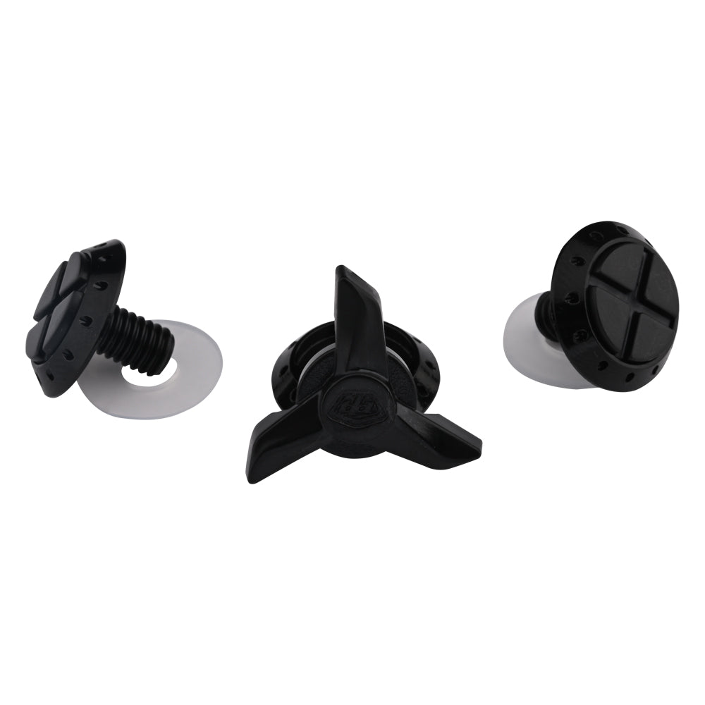 TLD D4 Visor Screw Solid Black