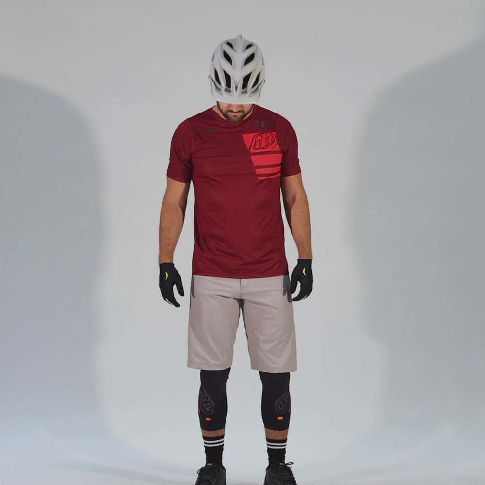 Troy Lee Skyline Air SS Jersey Stacks Syrah