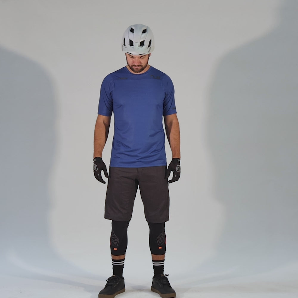 Troy Lee Skyline Air SS Jersey Mono True Blue