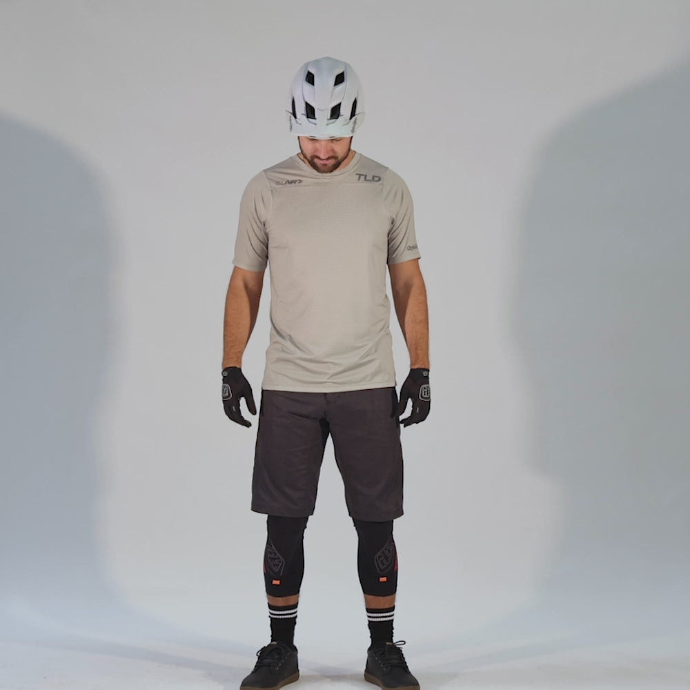 Troy Lee Skyline Air SS Jersey Mono Stone