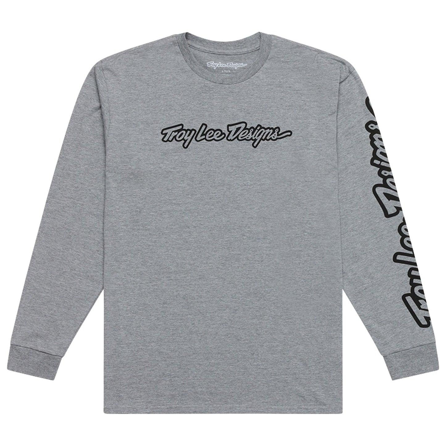TLD Long Sleeve Tee Signature Grey Heather
