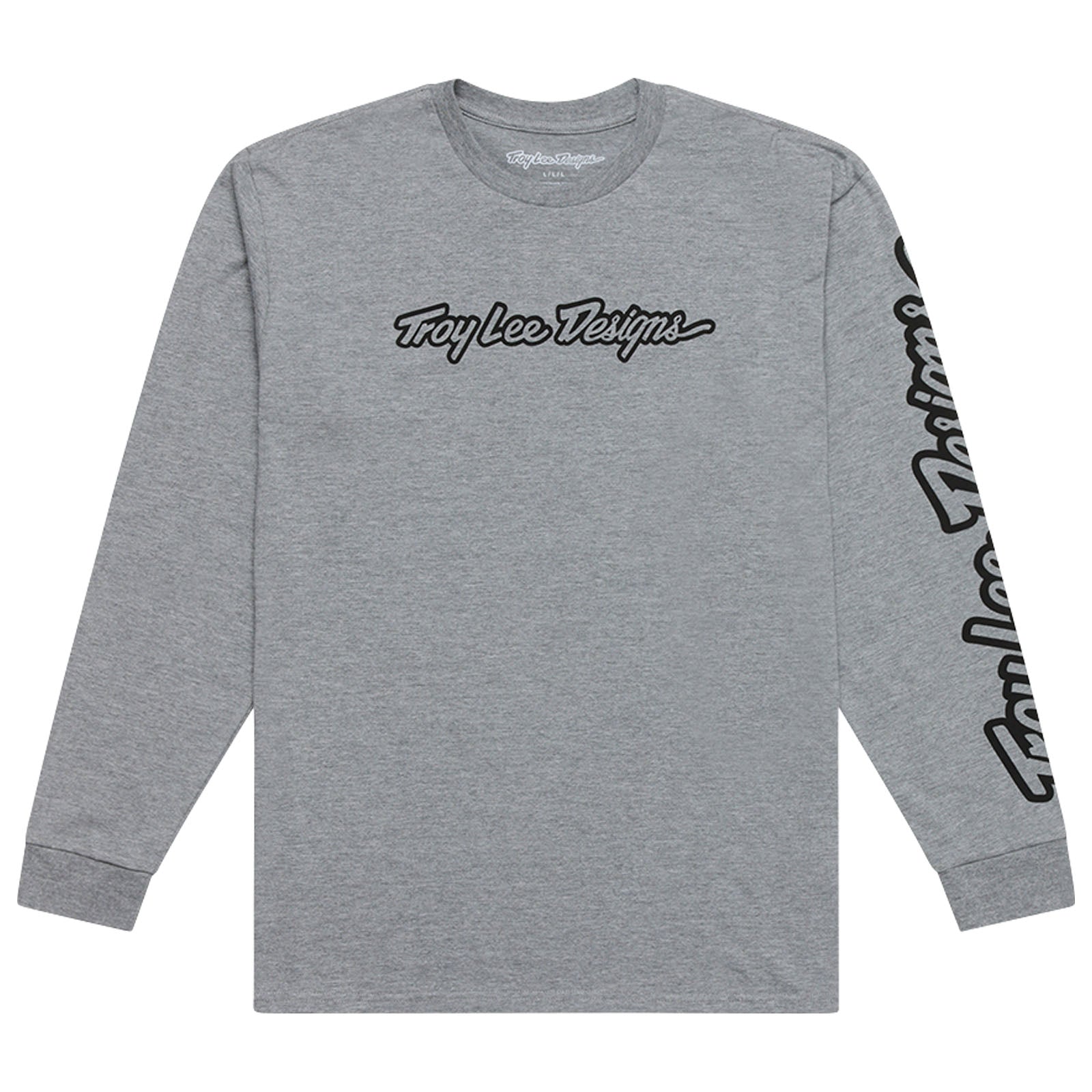 TLD Long Sleeve Tee Signature Grey Heather