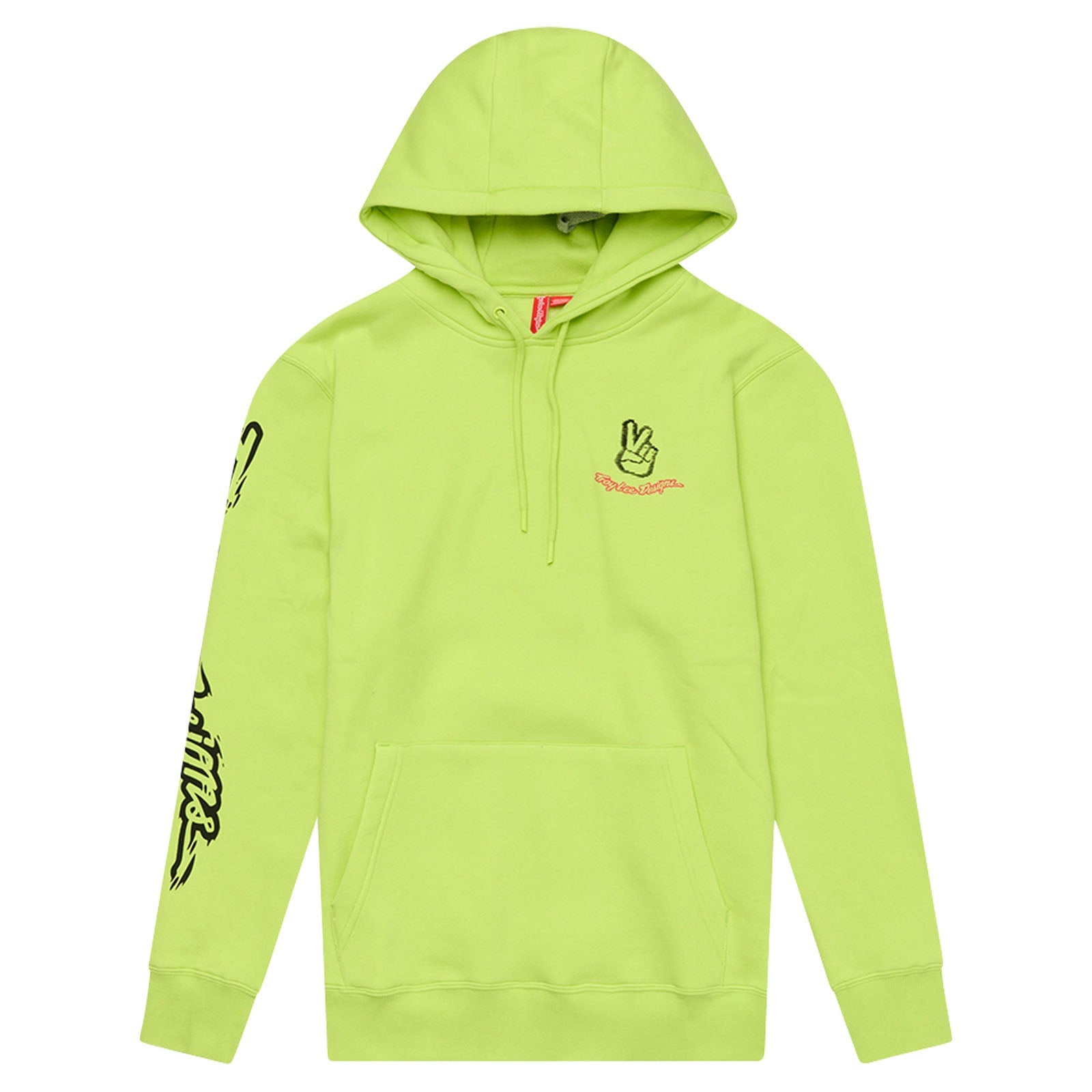 TLD Pullover Hoodie Peace Out Glo Yellow