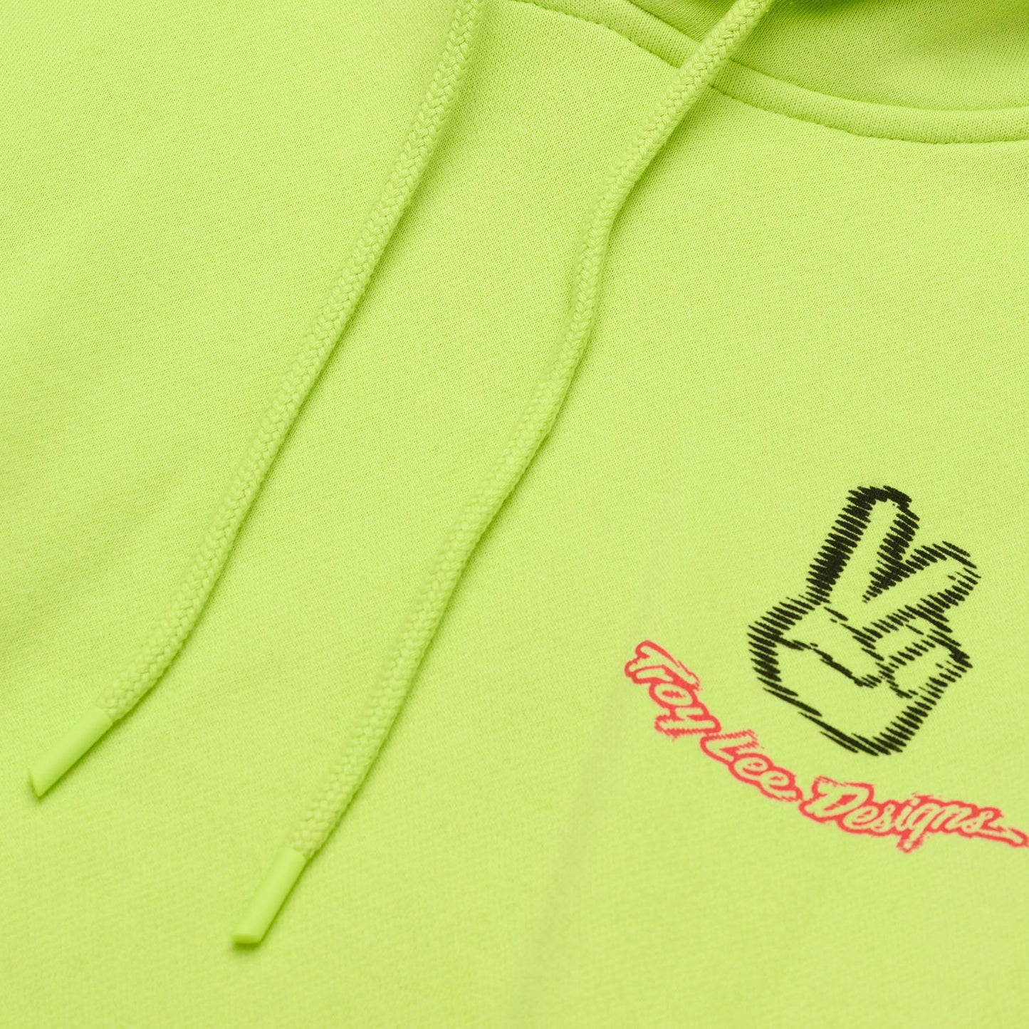 TLD Pullover Hoodie Peace Out Glo Yellow