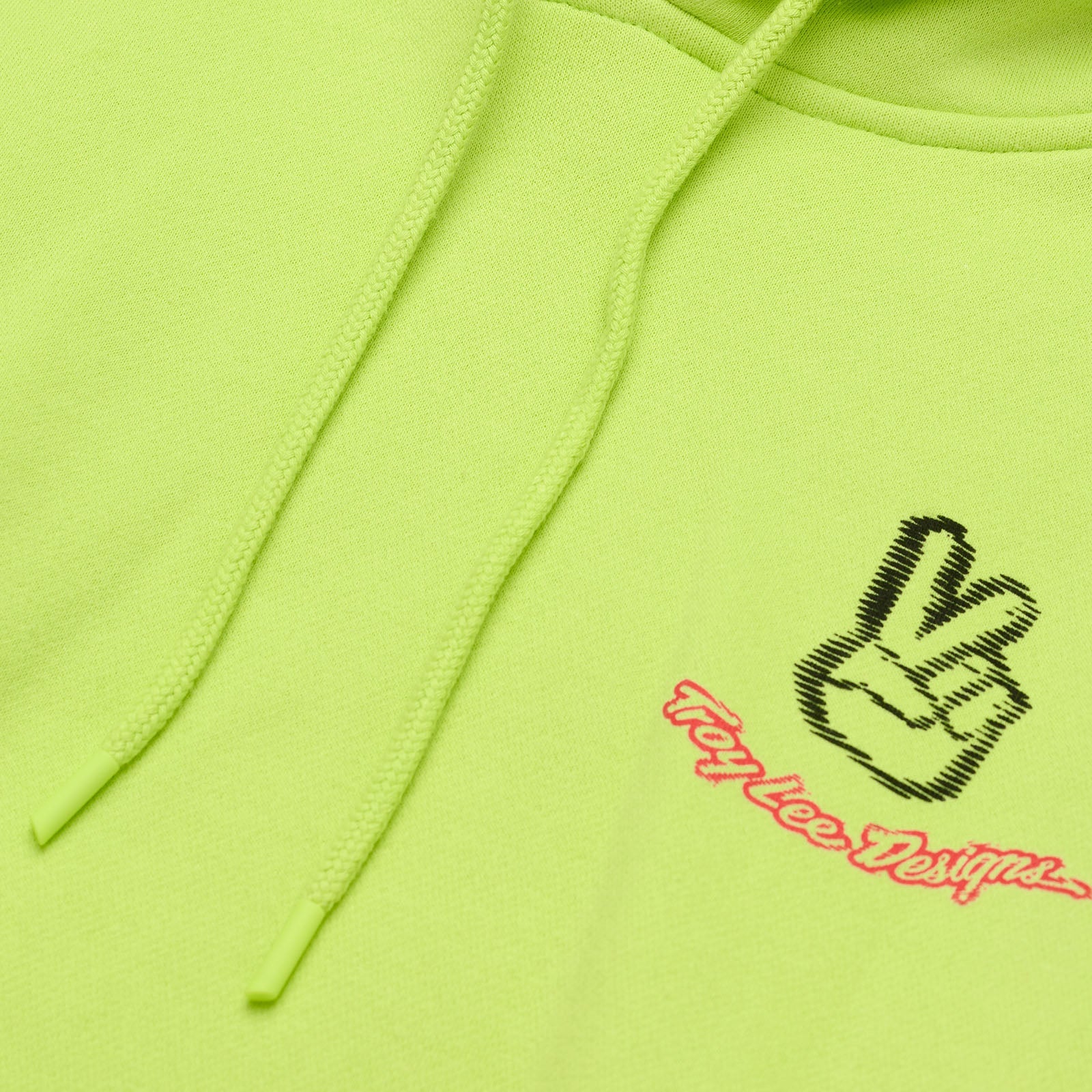 TLD Pullover Hoodie Peace Out Glo Yellow