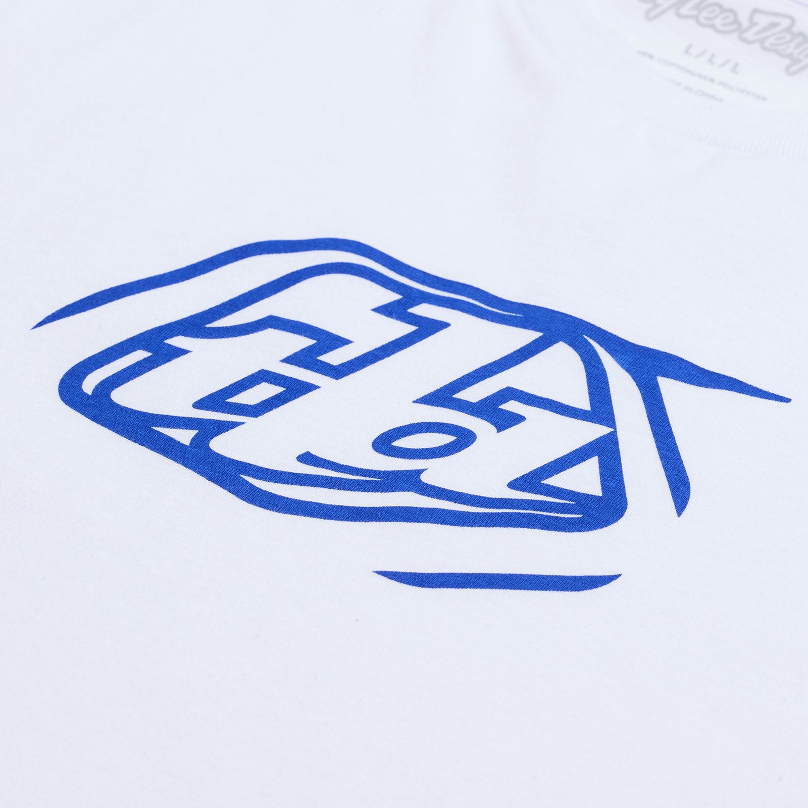TLD Short Sleeve Tee Badge White