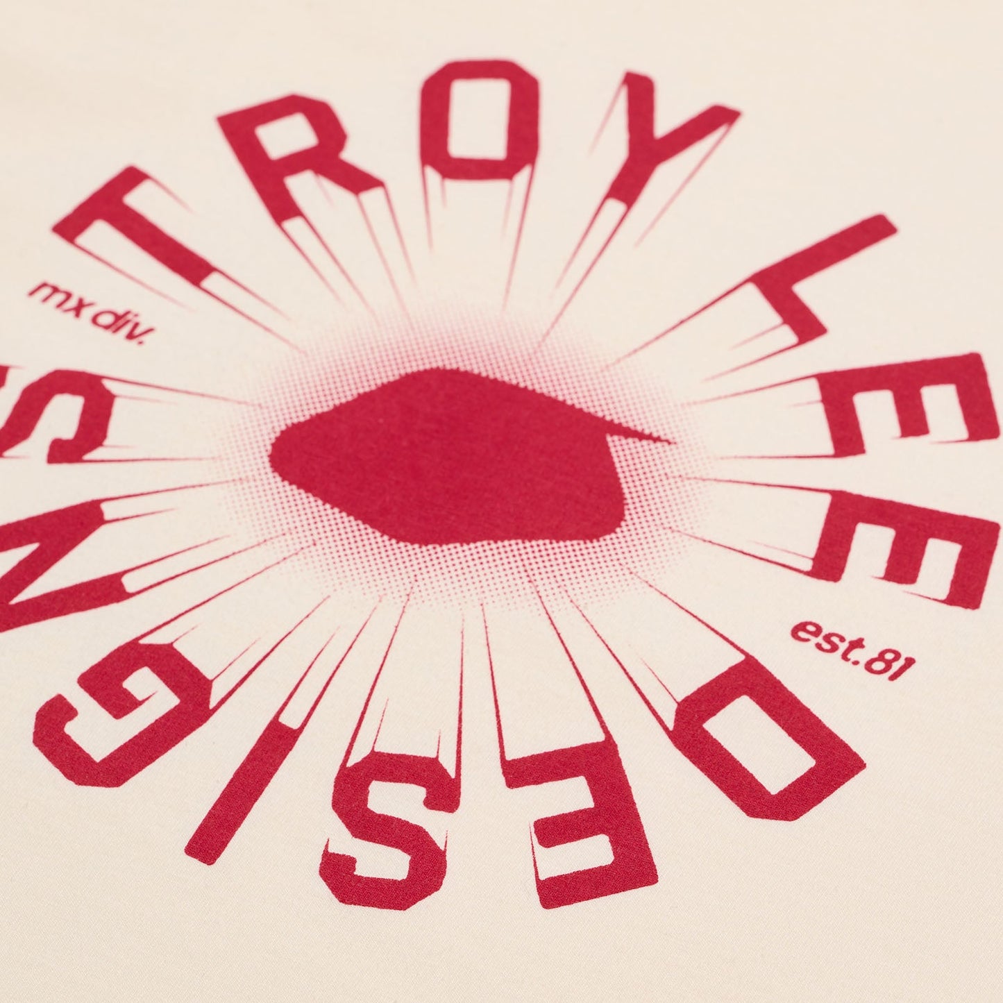 TLD Short Sleeve Tee Rotation Vintage White