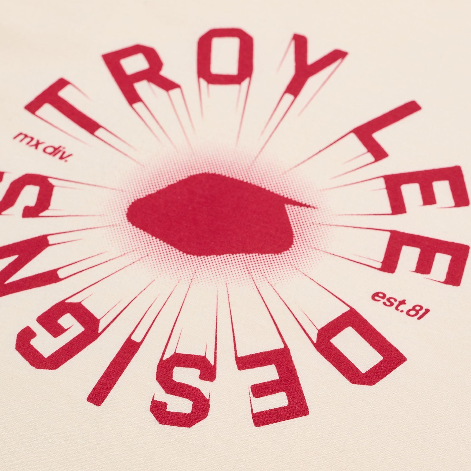 TLD Short Sleeve Tee Rotation Vintage White