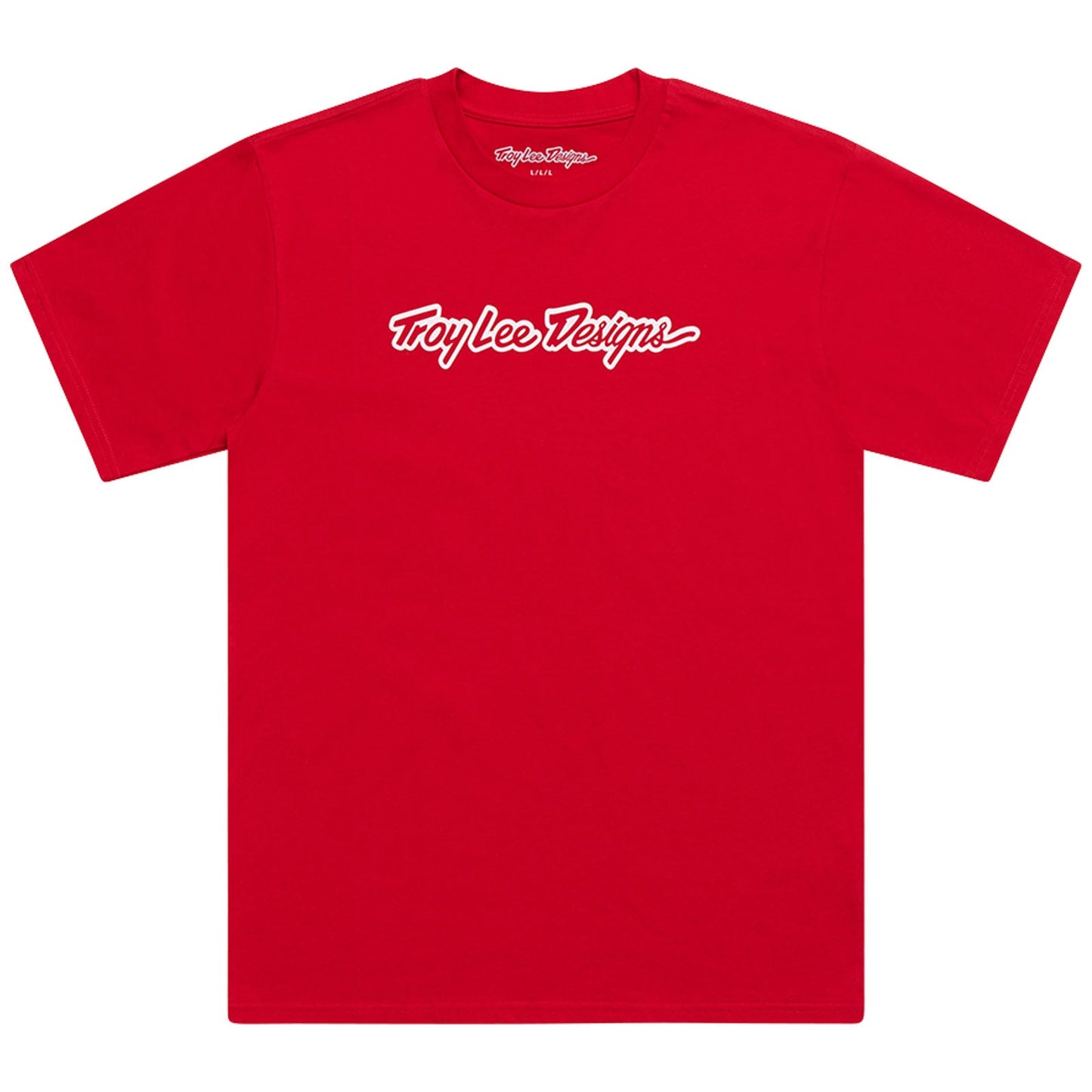 TLD Short Sleeve Tee Signature Team Red