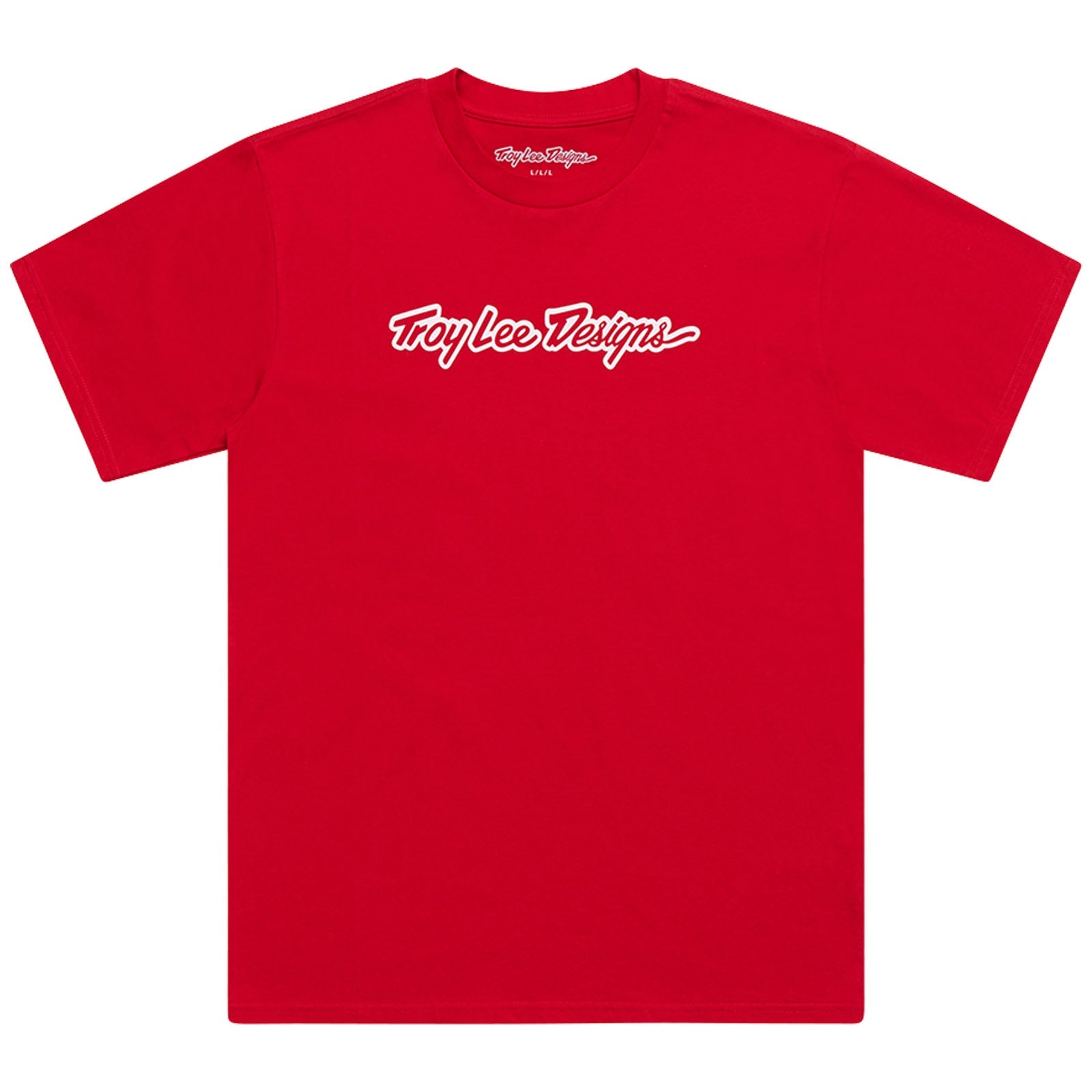 TLD Short Sleeve Tee Signature Team Red