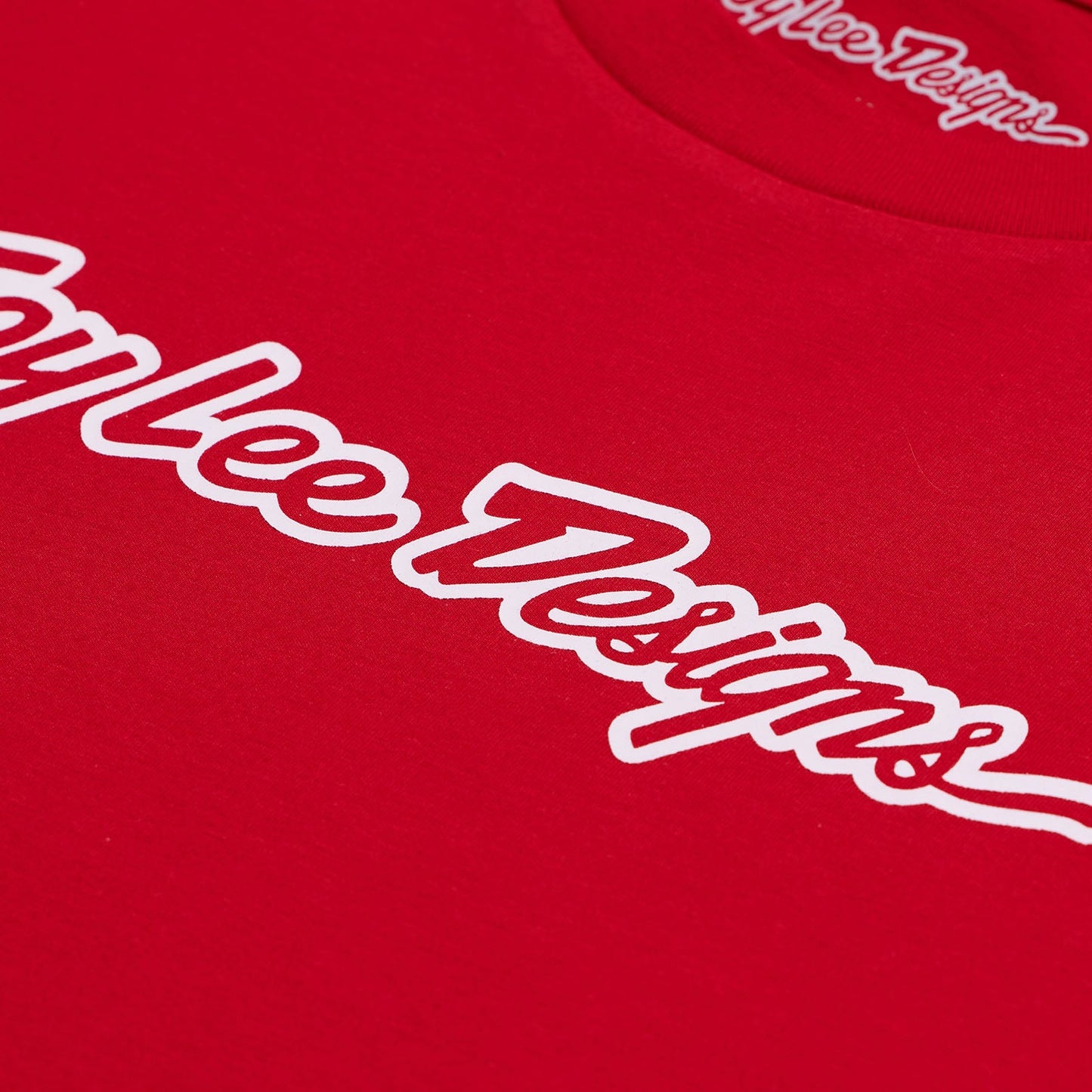 TLD Short Sleeve Tee Signature Team Red