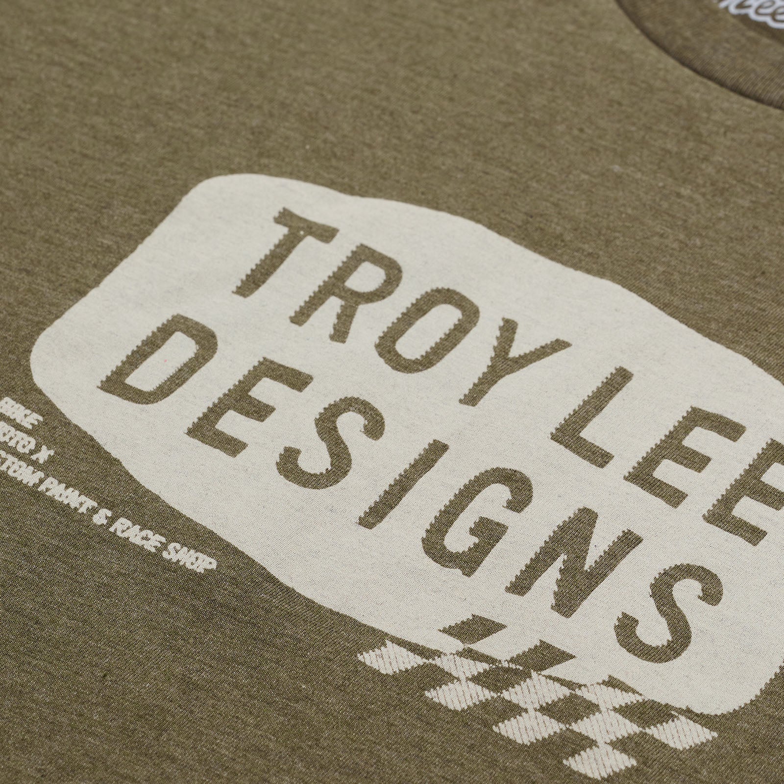 TLD Short Sleeve Tee Stamp Olive Heather