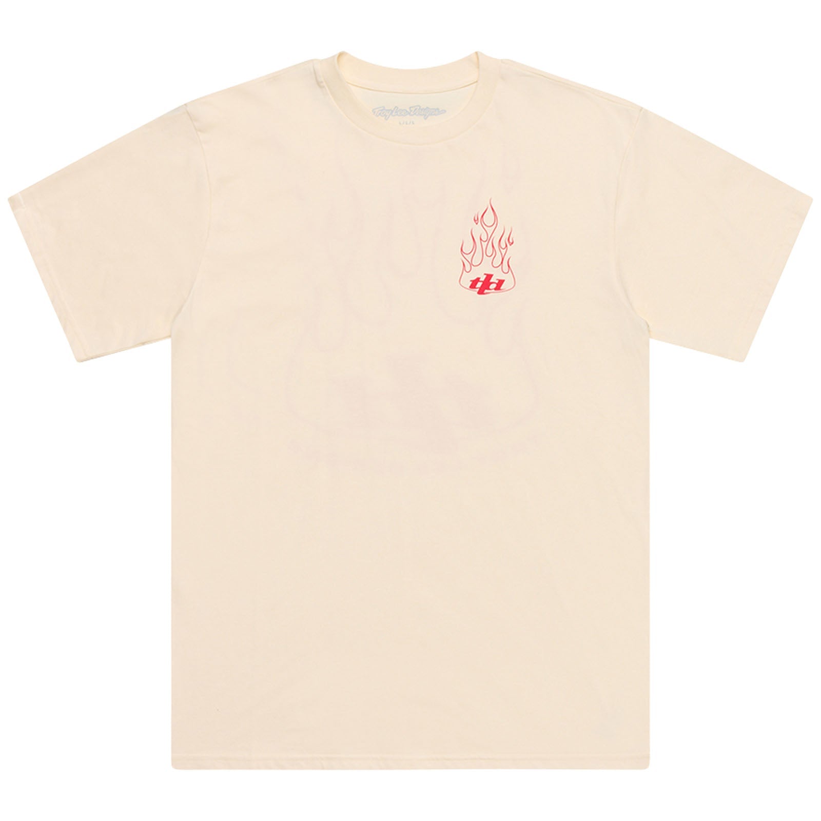 TLD Short Sleeve Tee Torched Vintage White