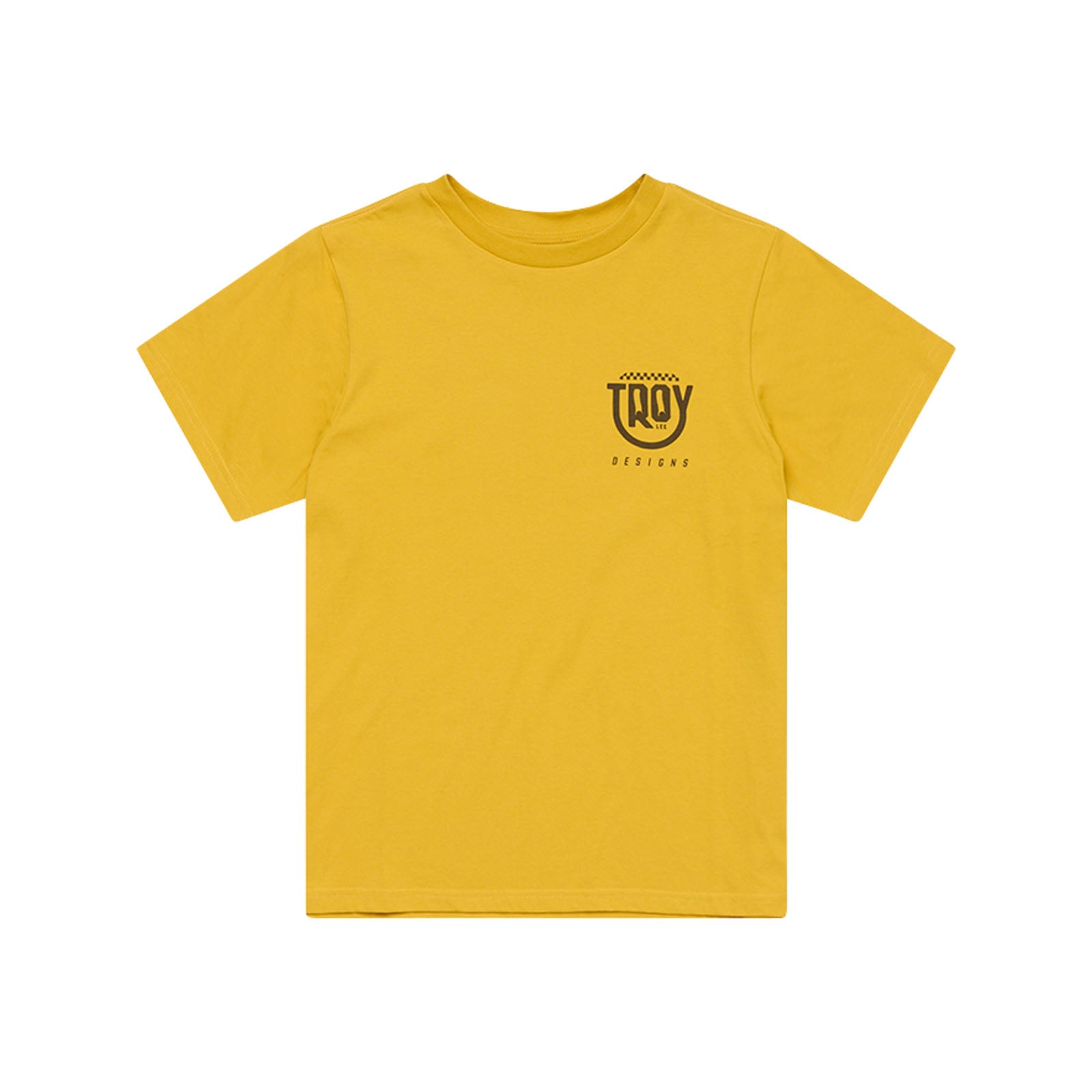 TLD Womens Short Sleeve Tee Smiley Golden