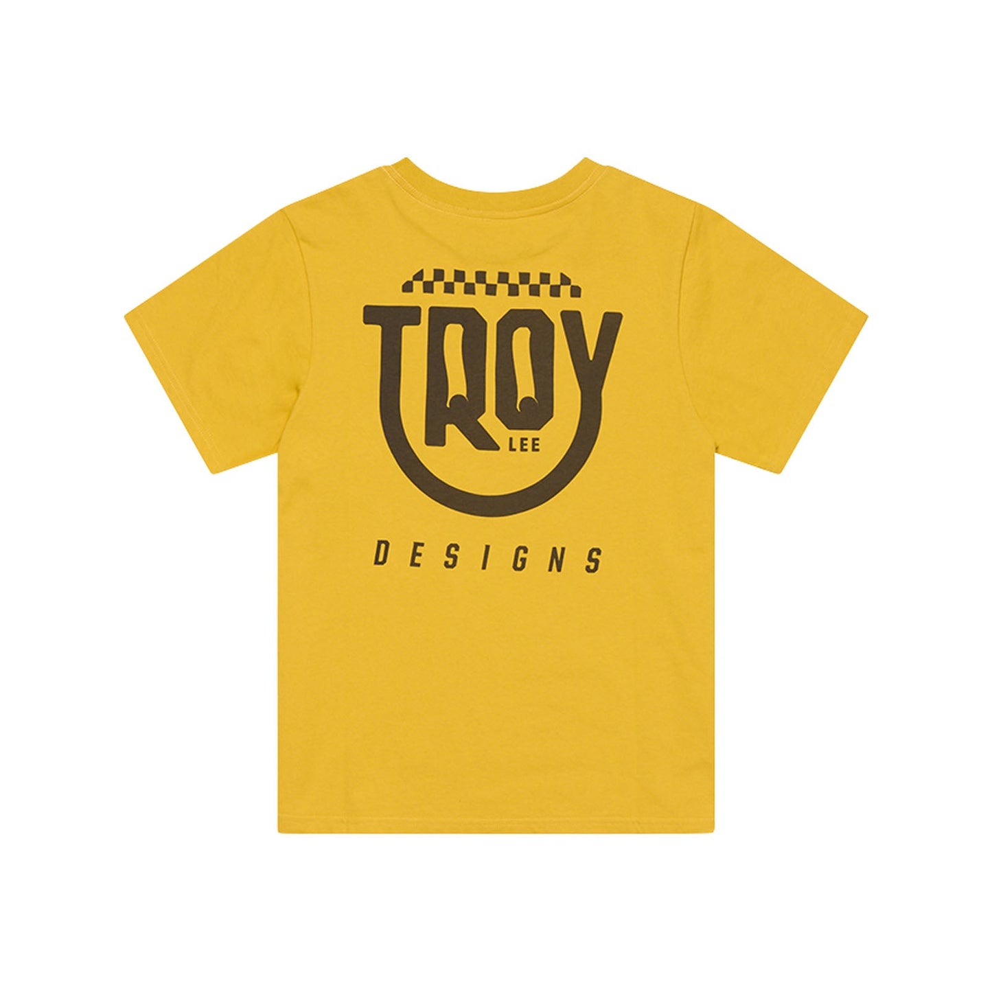 TLD Womens Short Sleeve Tee Smiley Golden