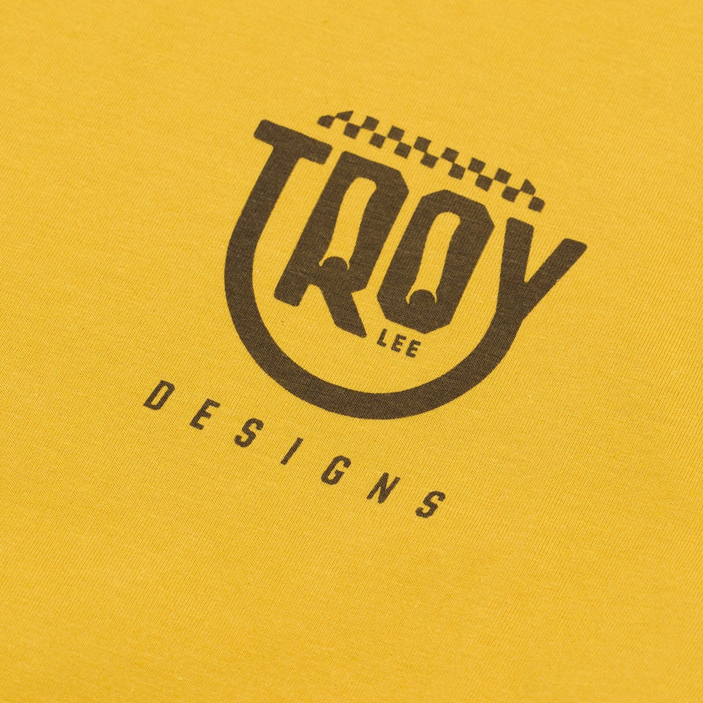 TLD Womens Short Sleeve Tee Smiley Golden