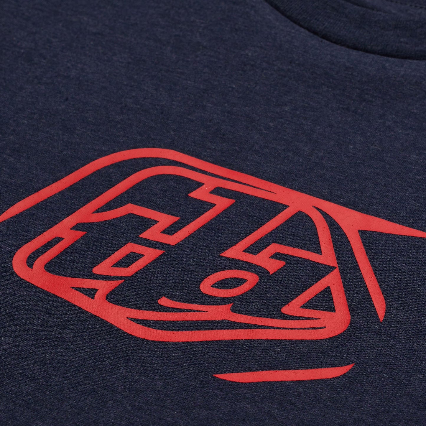 TLD Youth Short Sleeve Tee Badge Navy Heather