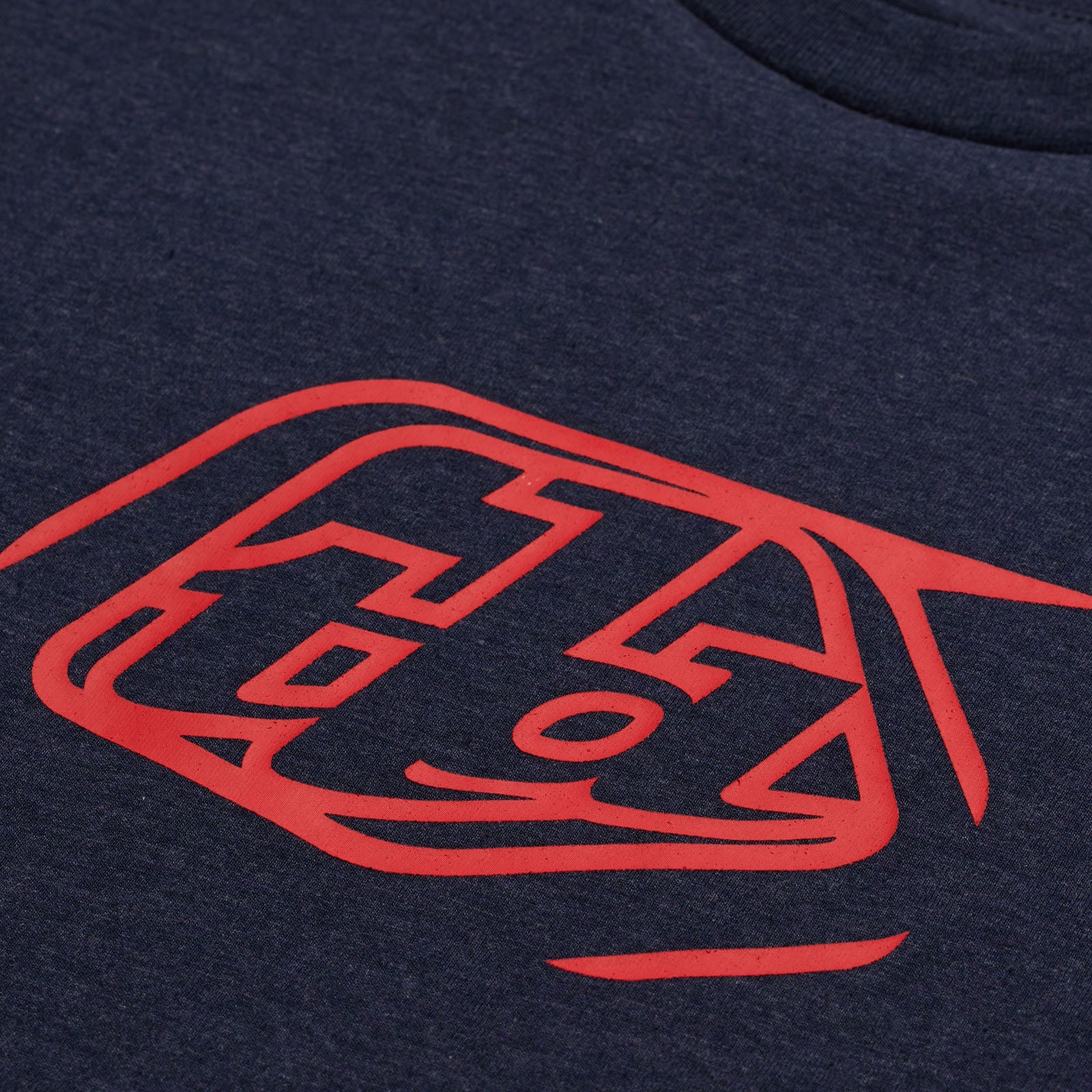 TLD Youth Short Sleeve Tee Badge Navy Heather