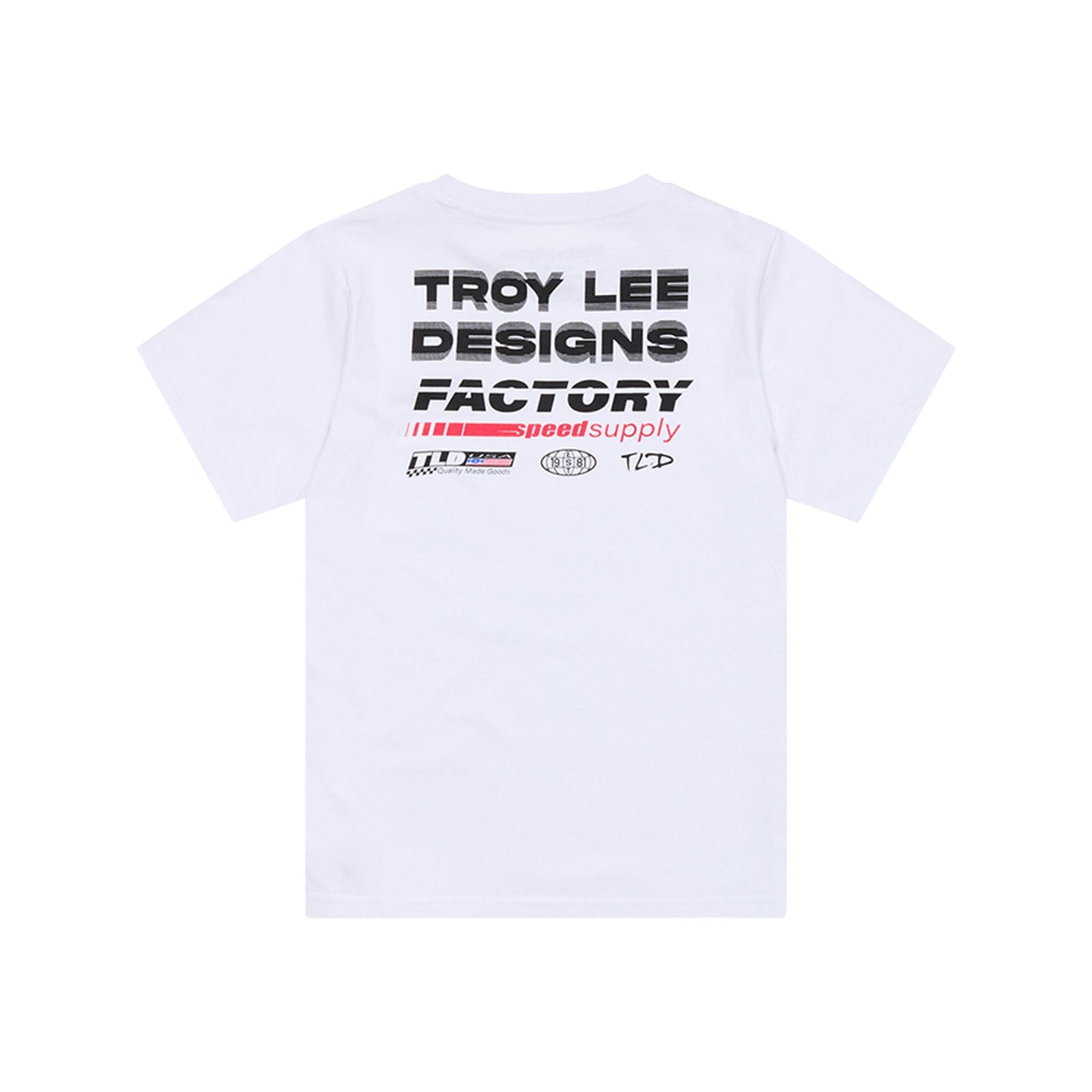 TLD Youth Short Sleeve Tee Factory White