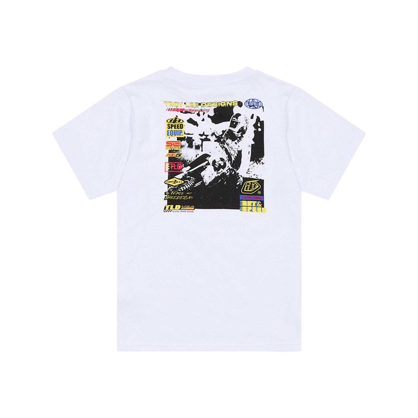 TLD Youth Short Sleeve Tee Overload White