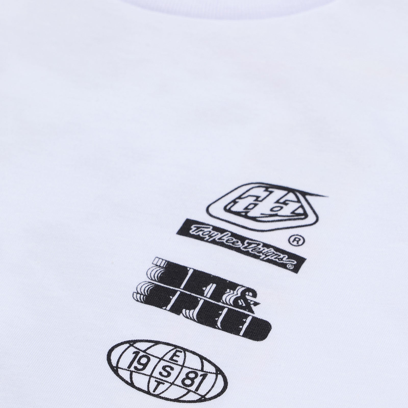 TLD Youth Short Sleeve Tee Overload White