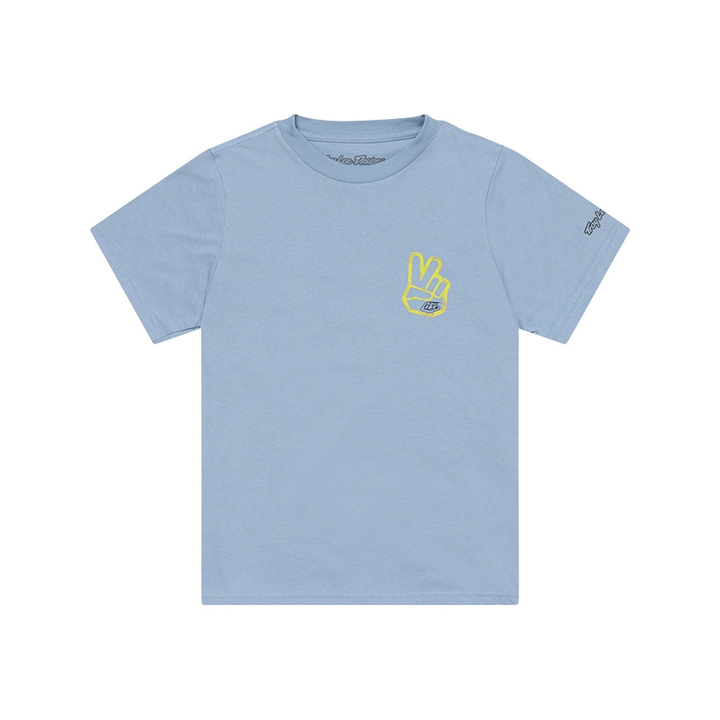 TLD Youth Short Sleeve Tee Peace Out Smoke Blue