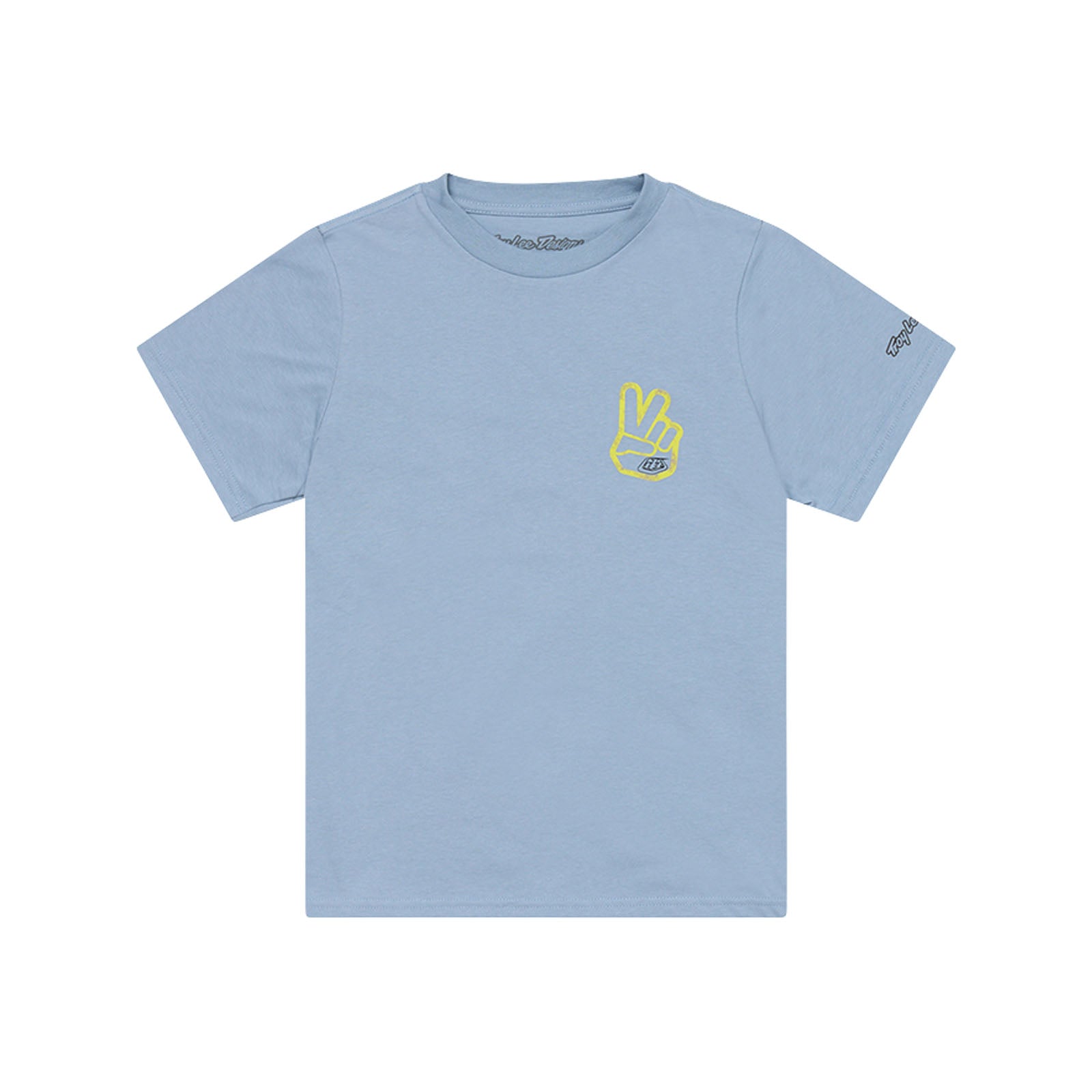 TLD Youth Short Sleeve Tee Peace Out Smoke Blue