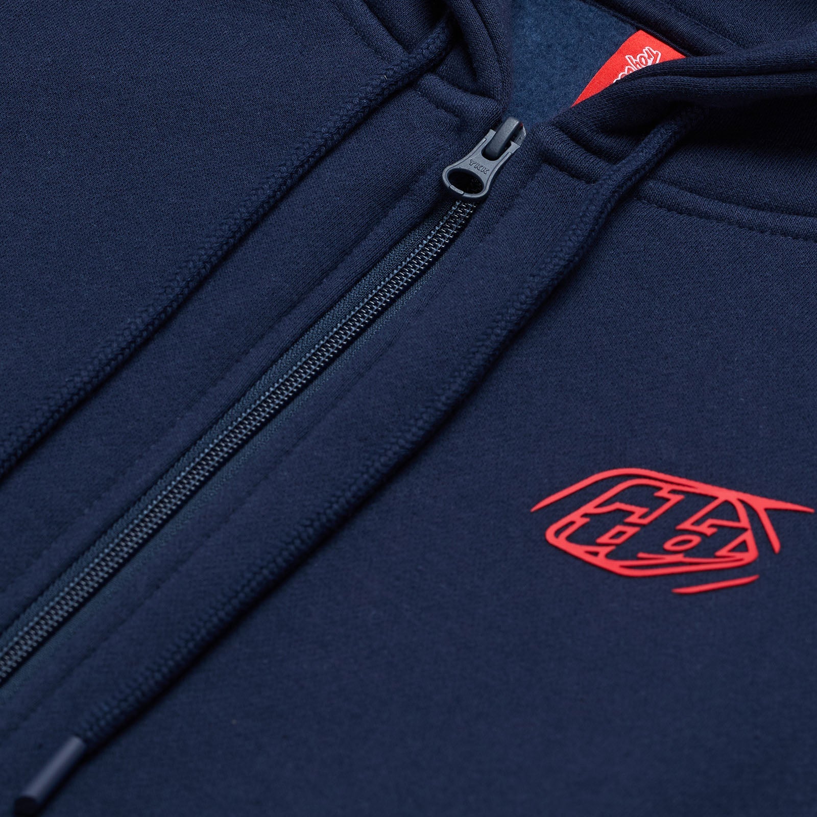 TLD Zip Up Hoodie Branded Navy