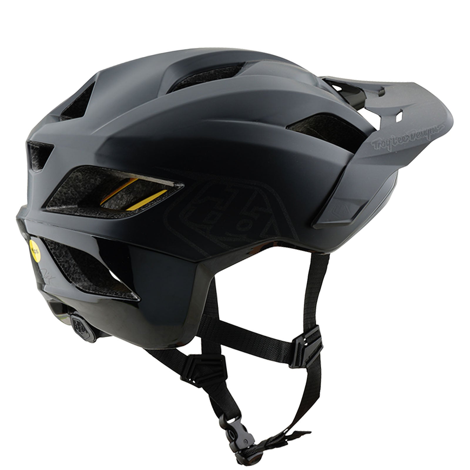 TLD Youth Flowline Helmet W/MIPS Point Black / Charcoal
