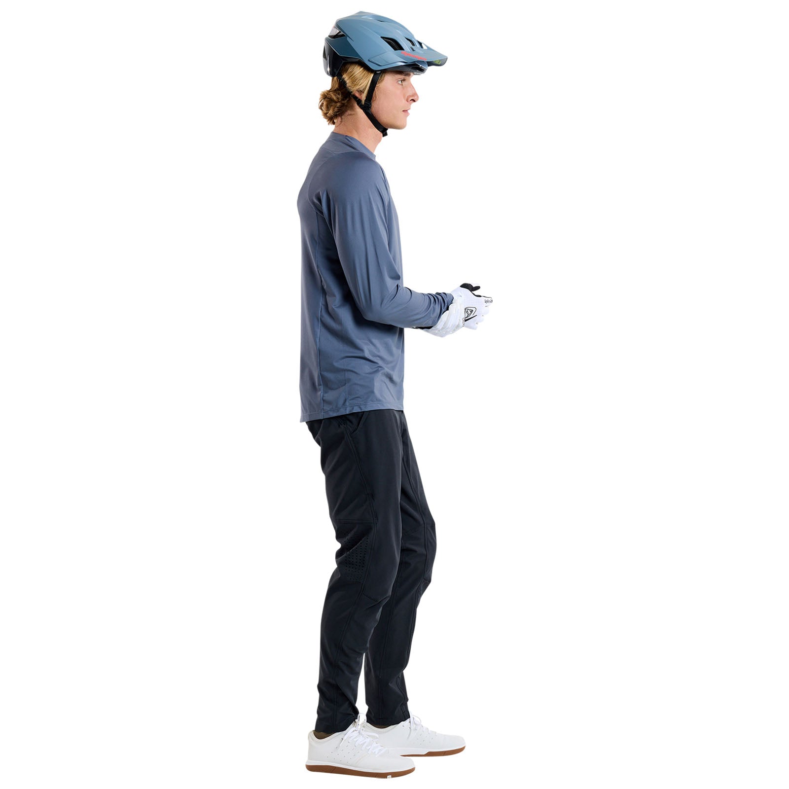 TLD Skyline LS Jersey Mono Steel Blue