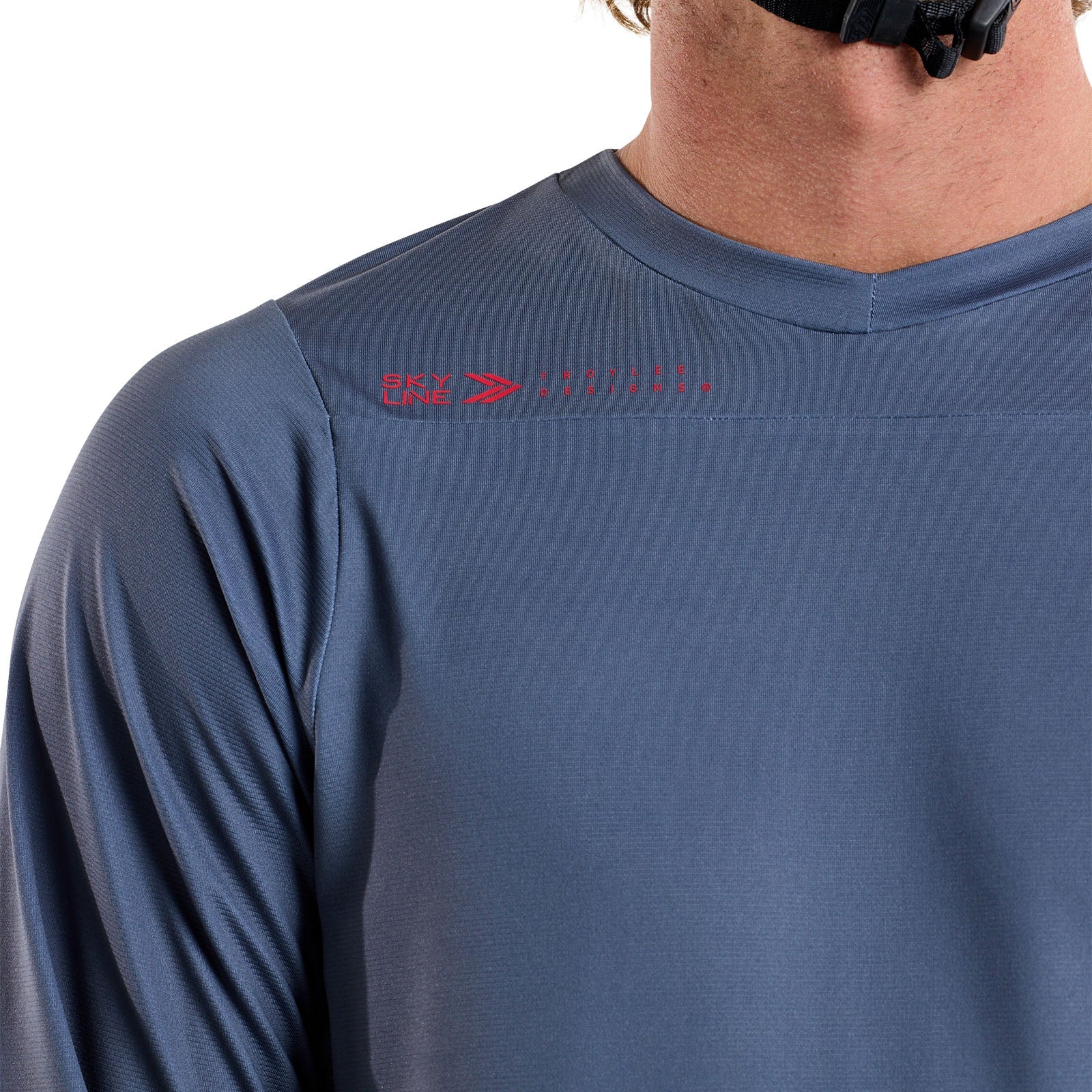 TLD Skyline LS Jersey Mono Steel Blue