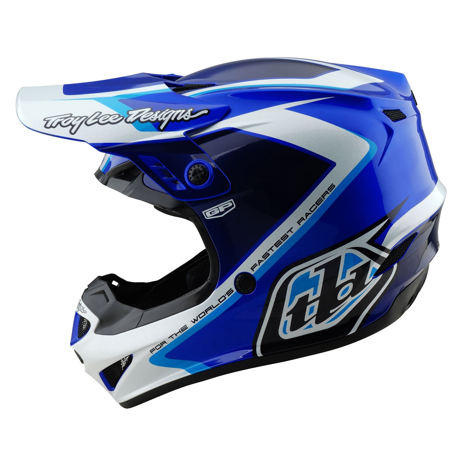 TLD Youth GP Helmet Shutter Blue