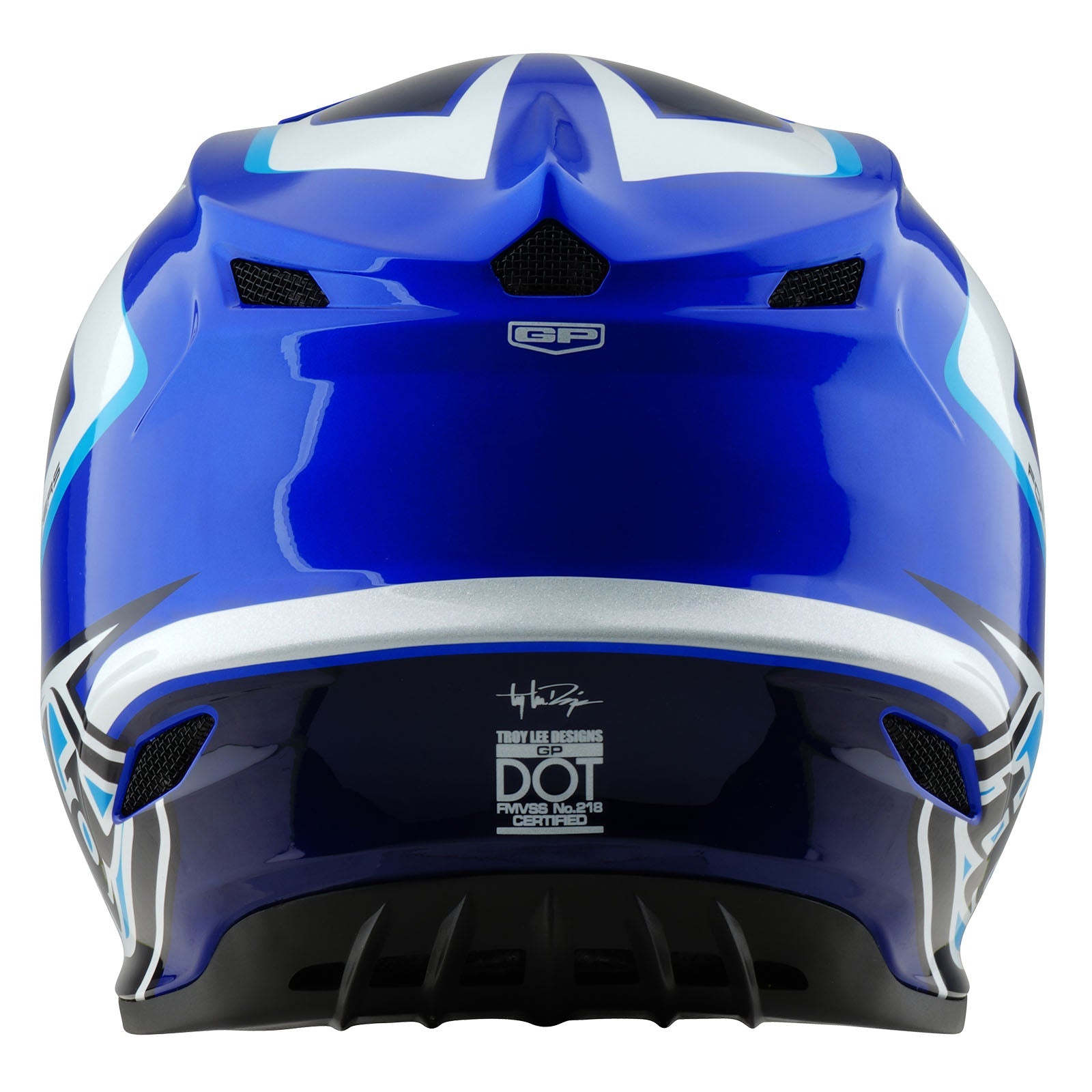 TLD Youth GP Helmet Shutter Blue