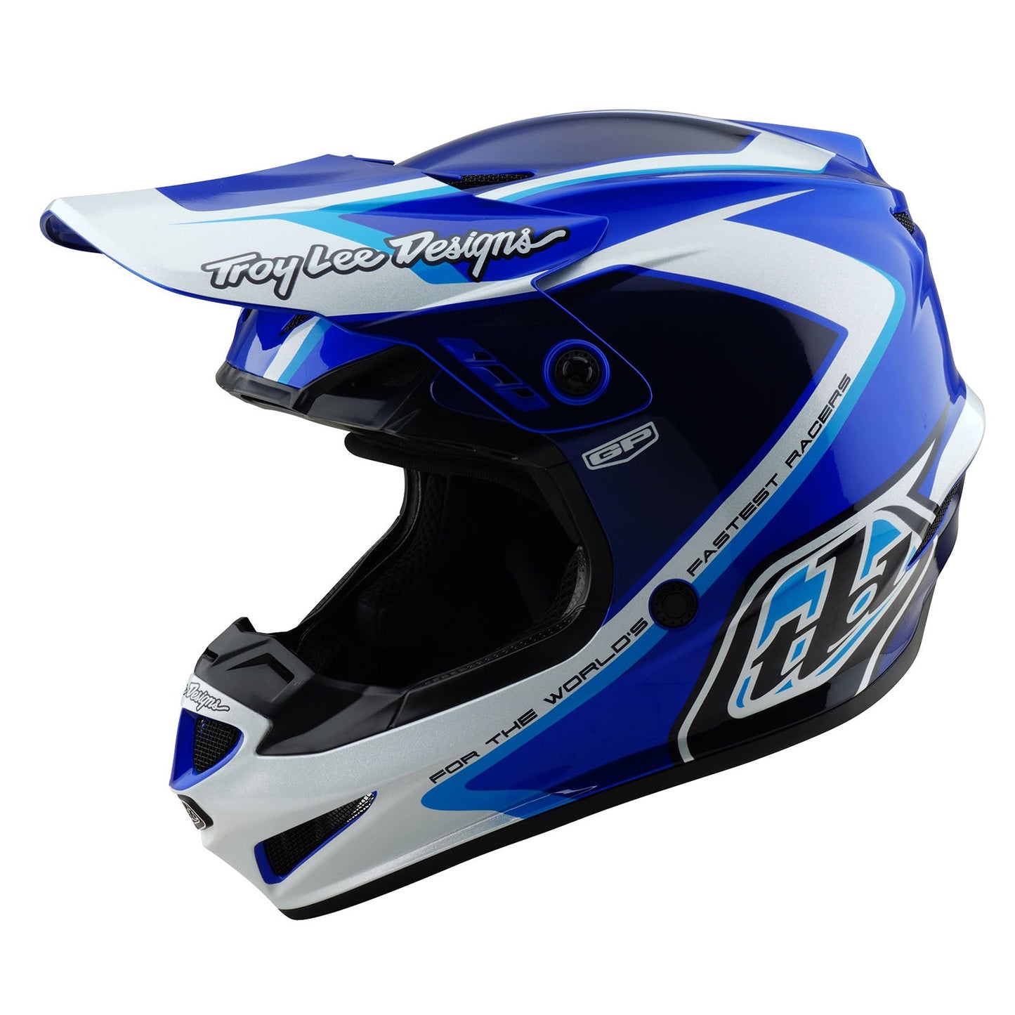 TLD Youth GP Helmet Shutter Blue