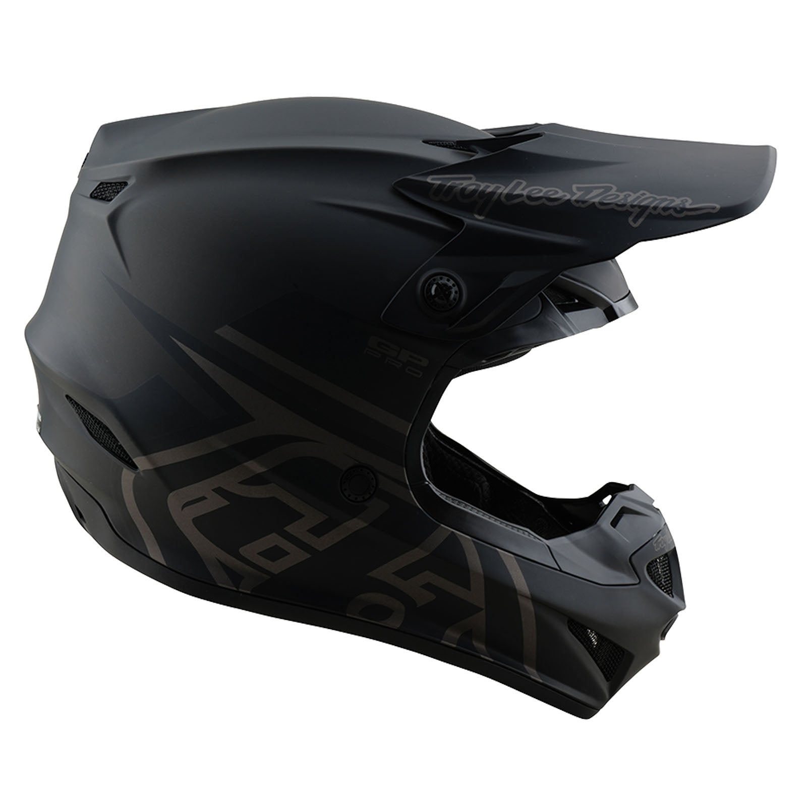 TLD Youth GP Pro Helmet W/MIPS Mono Black