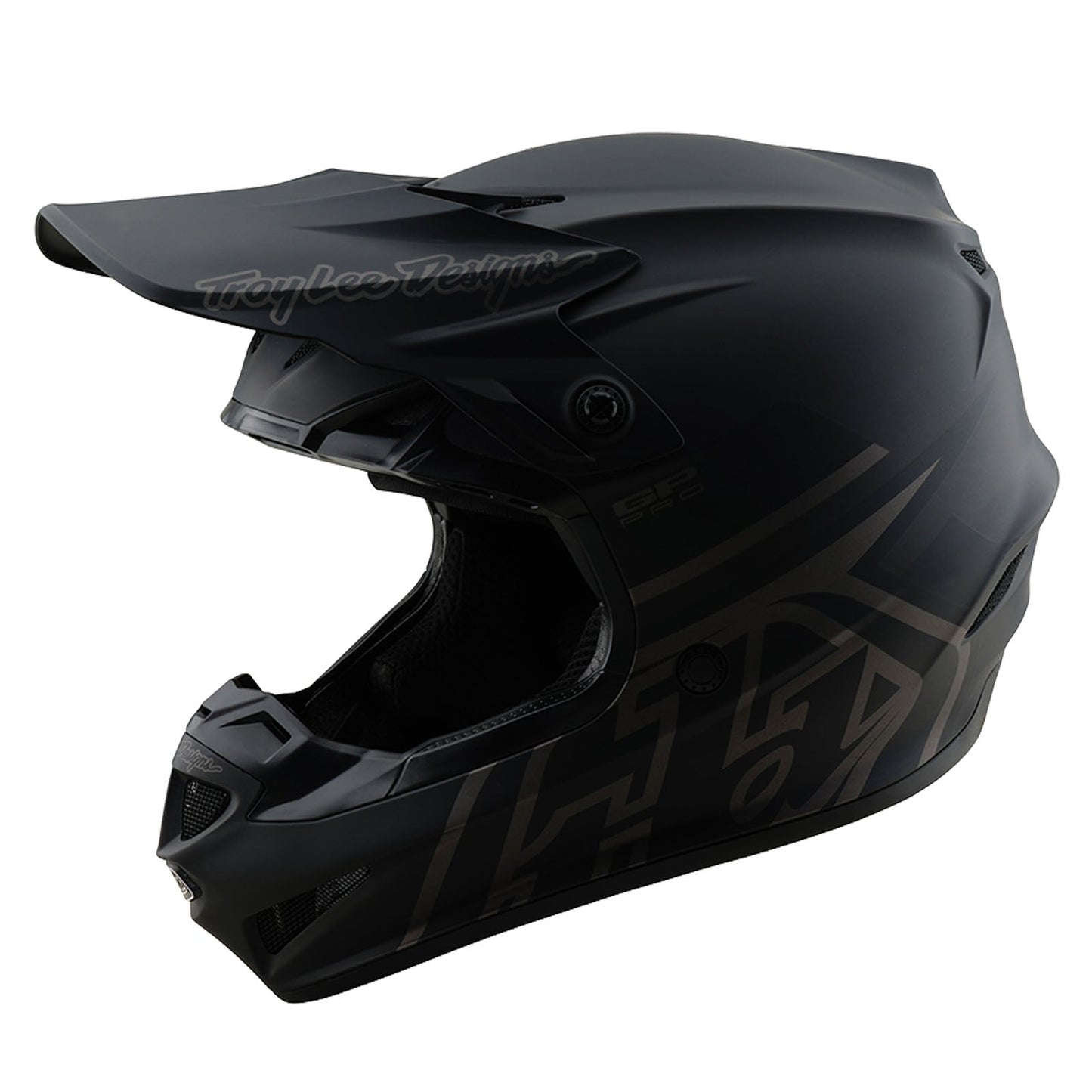 TLD Youth GP Pro Helmet W/MIPS Mono Black