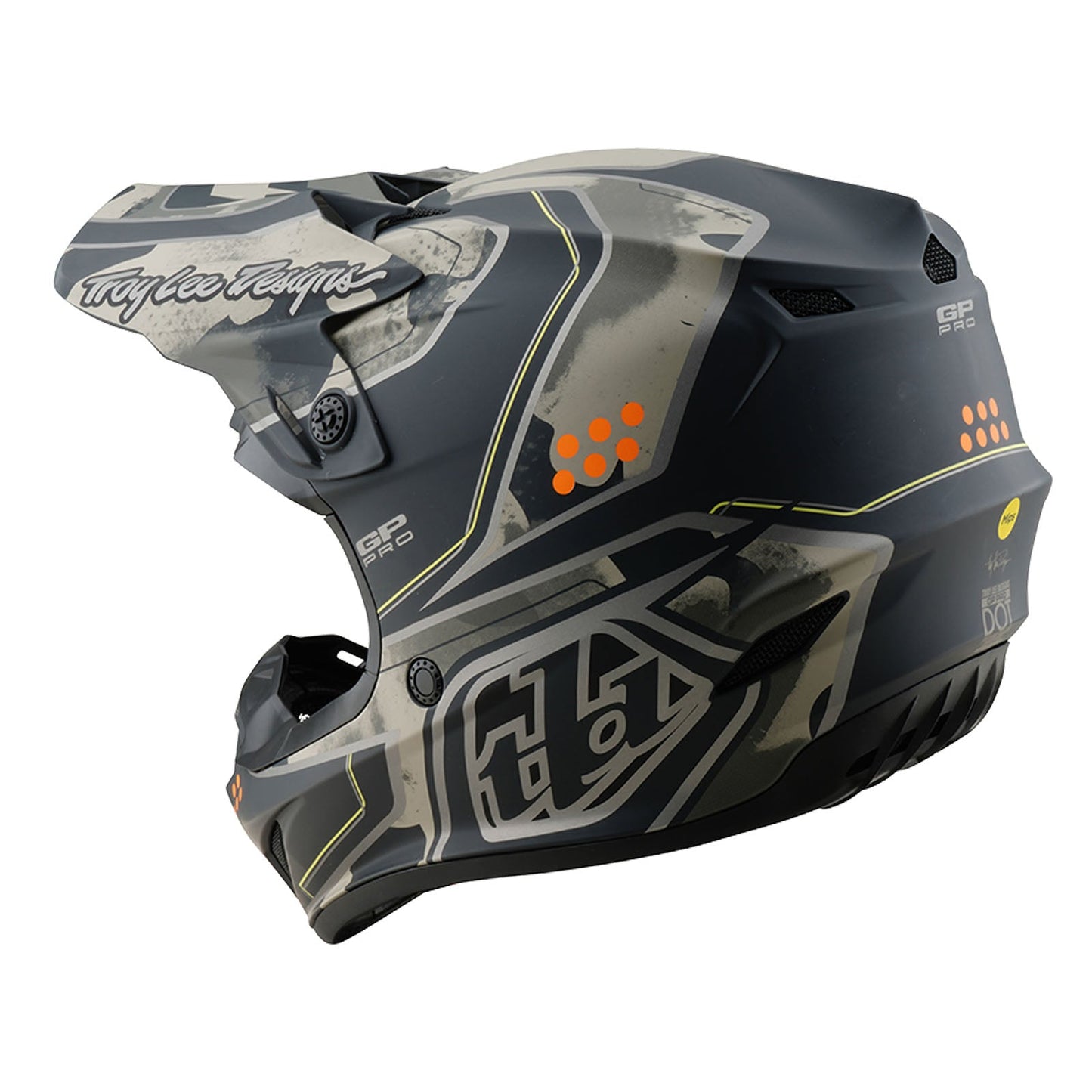 TLD GP Pro Helmet Trooper Black / Caper