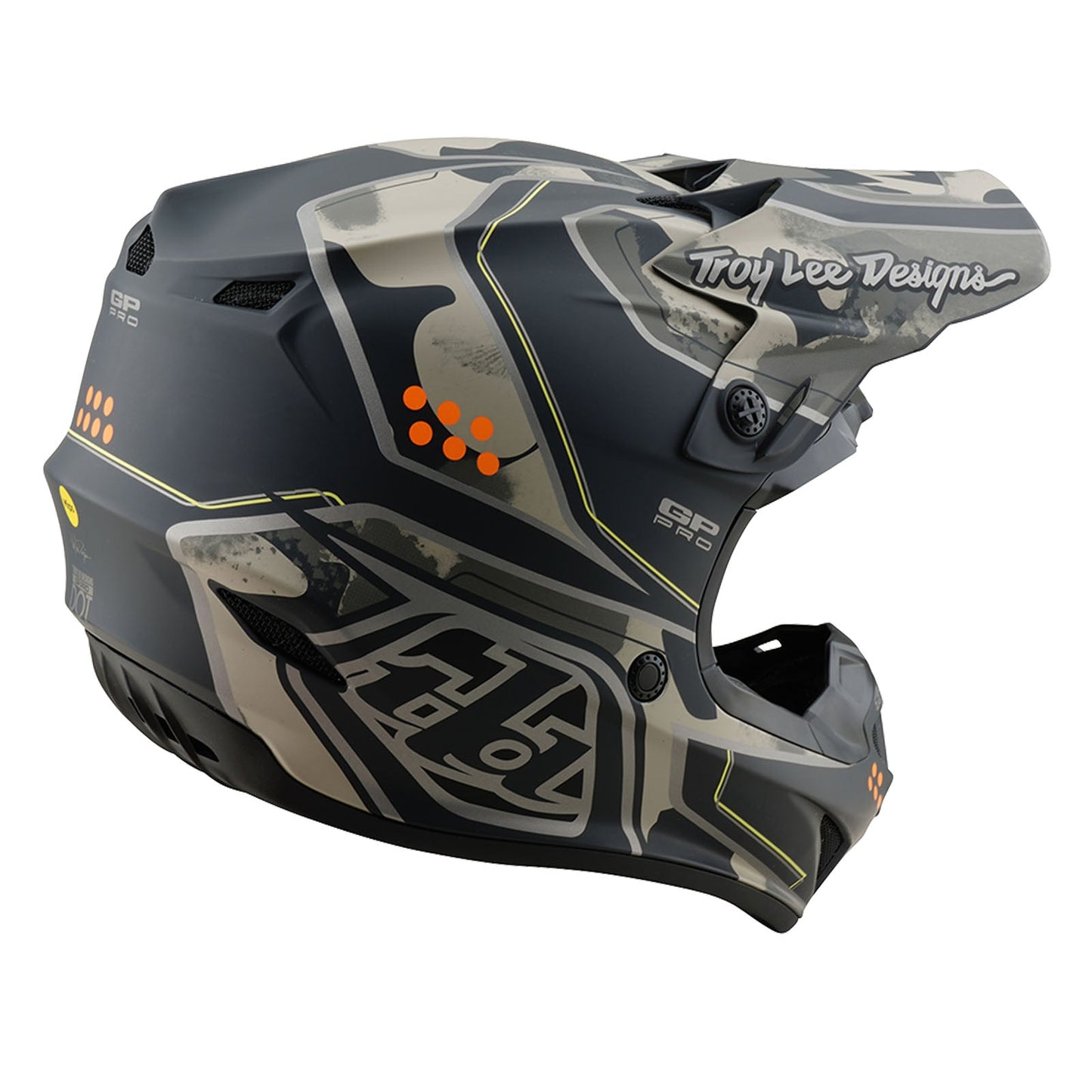 TLD GP Pro Helmet Trooper Black / Caper
